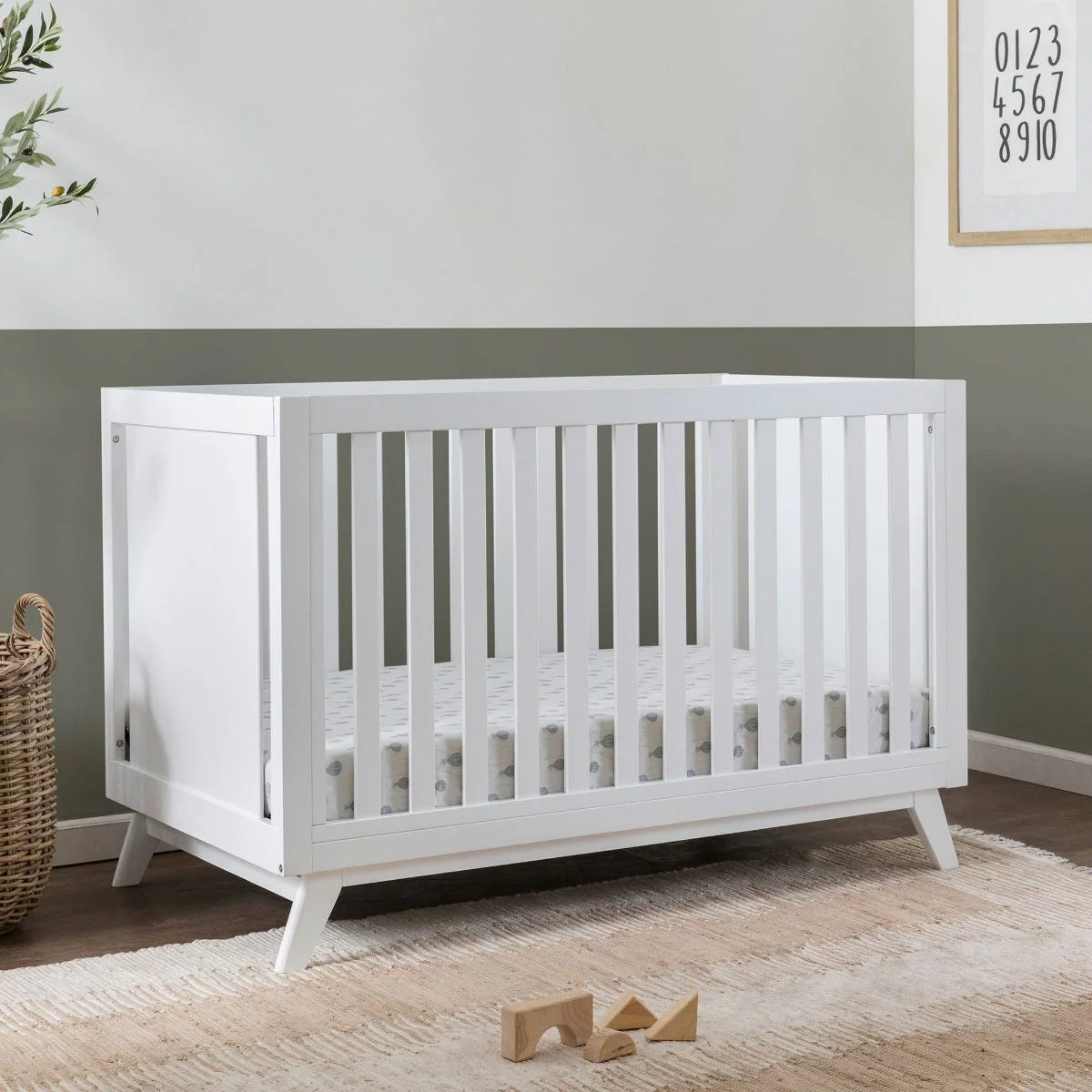 Couchette Convertible 3-en-1 Otto - Blanc - Image 9