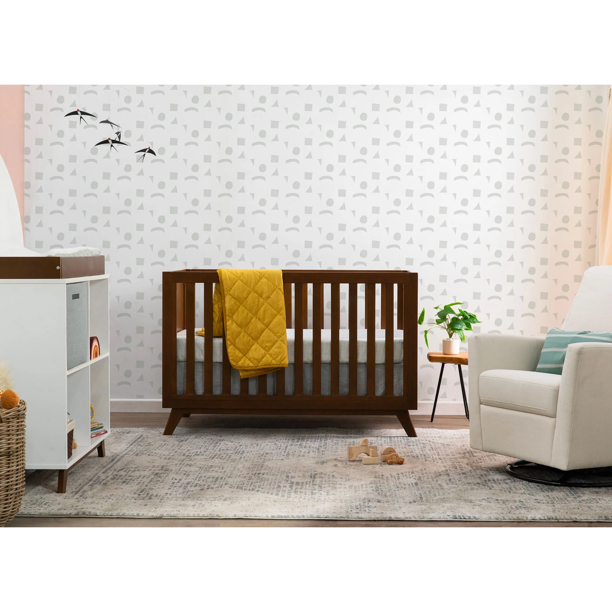 Couchette Convertible 3-en-1 Otto - Noyer - Image 9