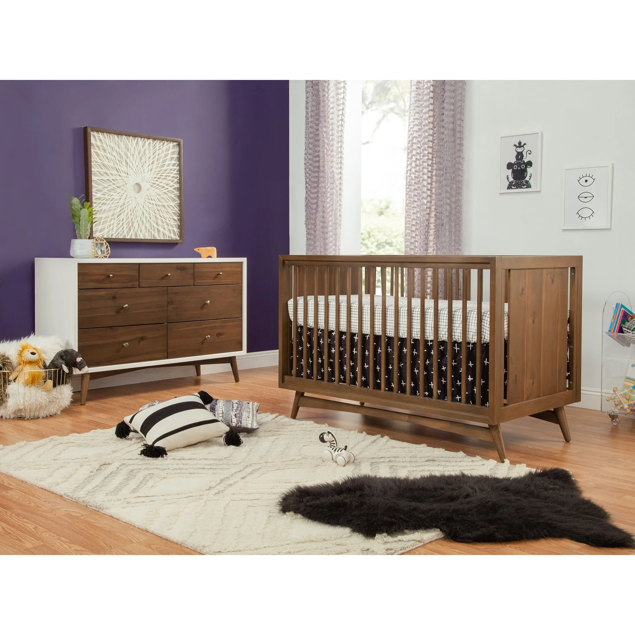 Couchette Convertible 3 en 1 Peggy - Noyer - Image 11