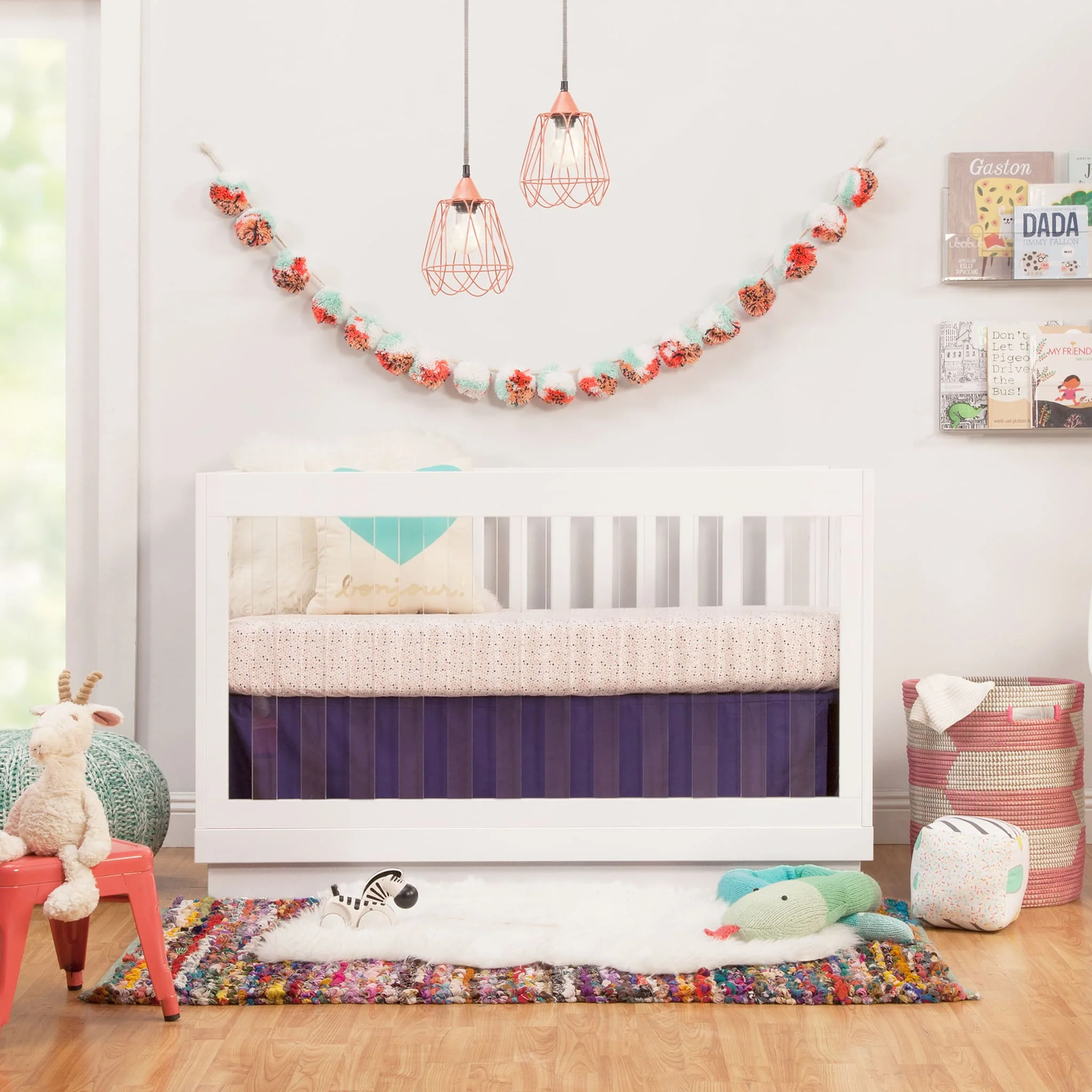 Couchette Convertible 3 en 1 Harlow - Blanc - Image 2