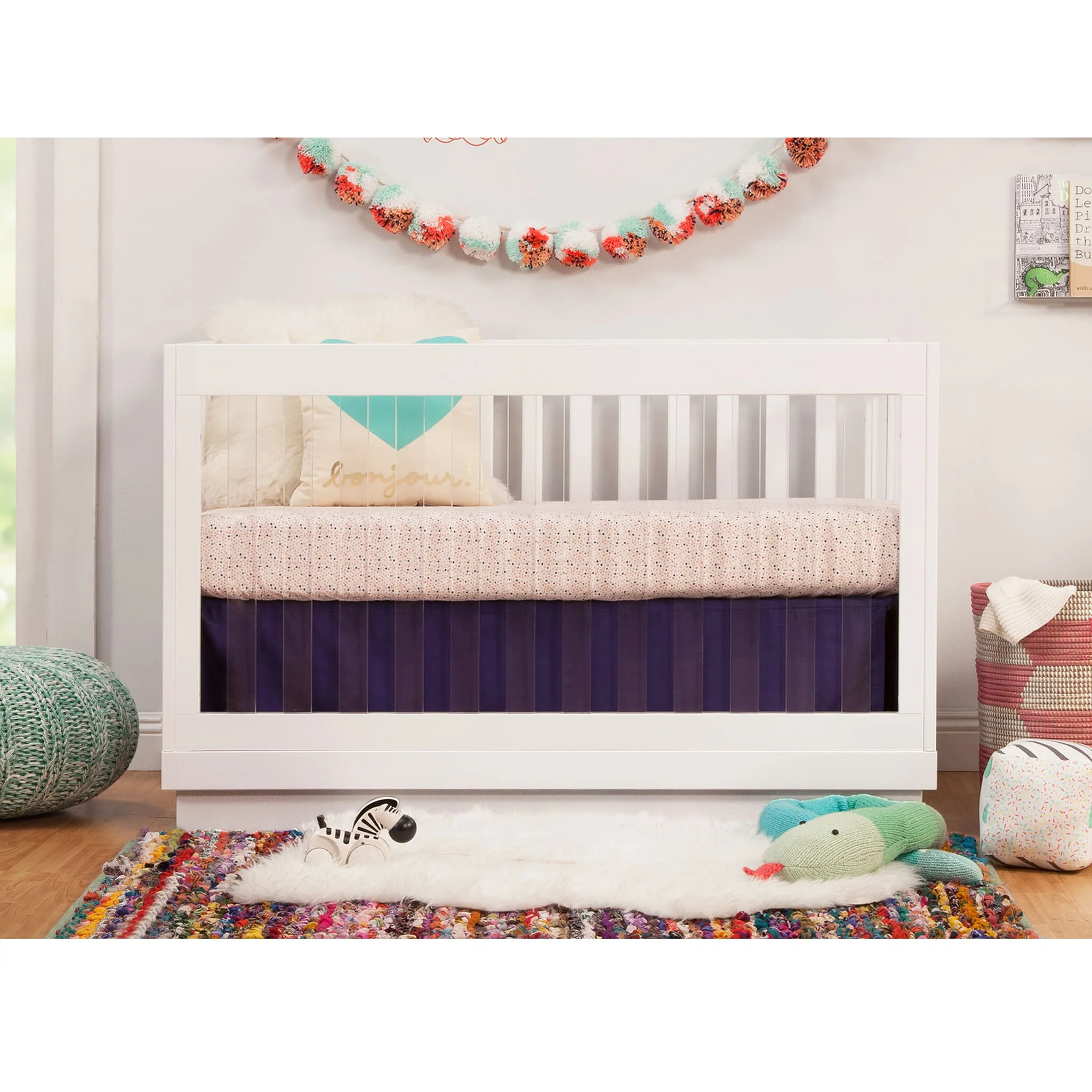 Couchette Convertible 3 en 1 Harlow - Blanc - Image 9