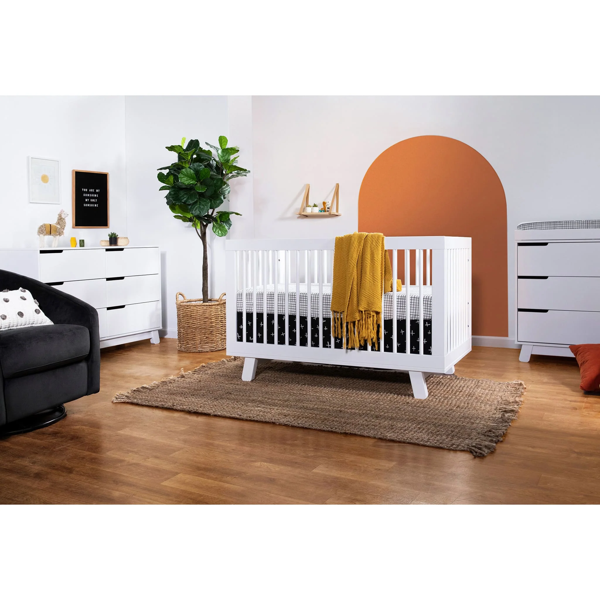 Couchette Convertible 3 en 1 Hudson - Blanc - Image 7