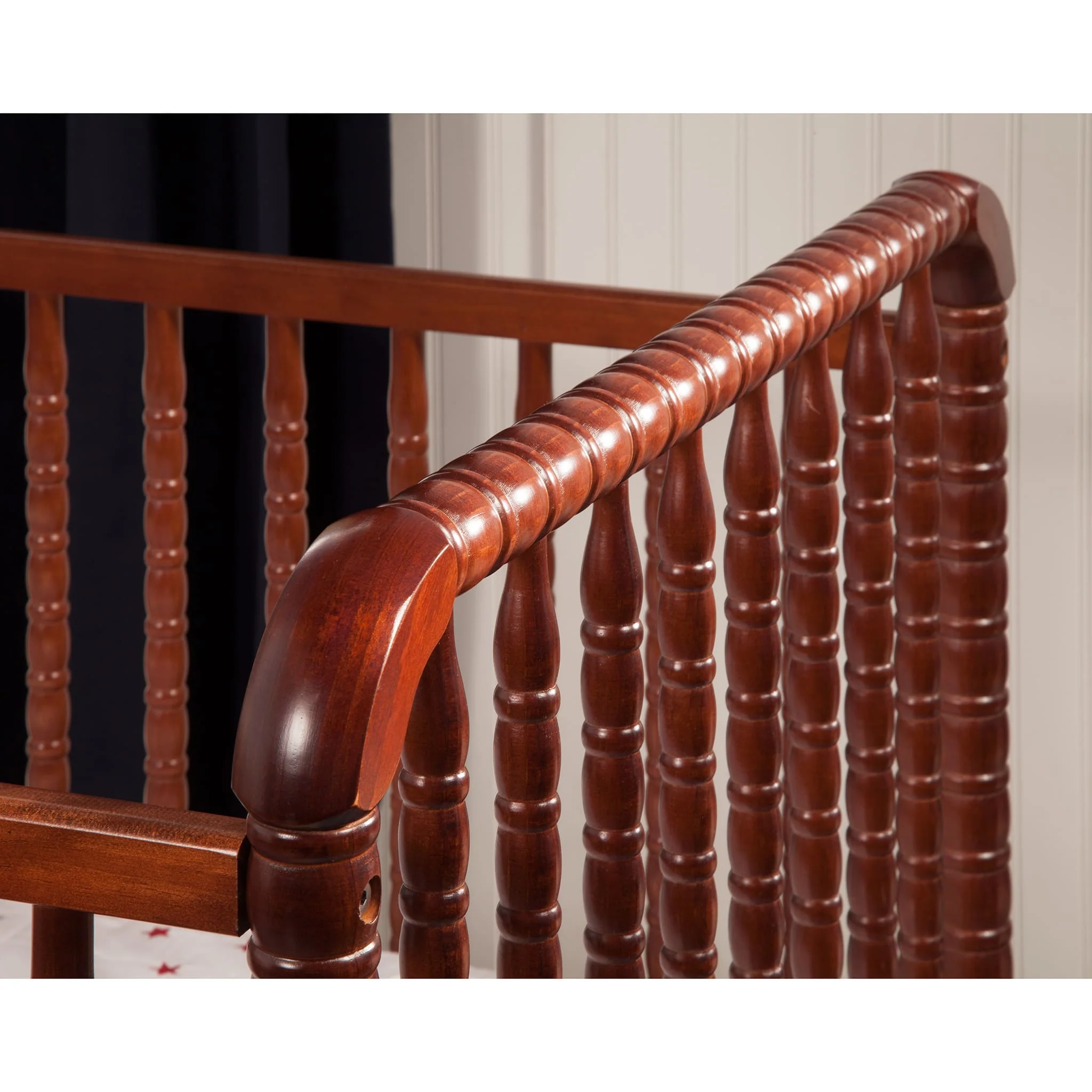 Couchette Convertible 3-en-1 Jenny Lind - Cerise - Image 6