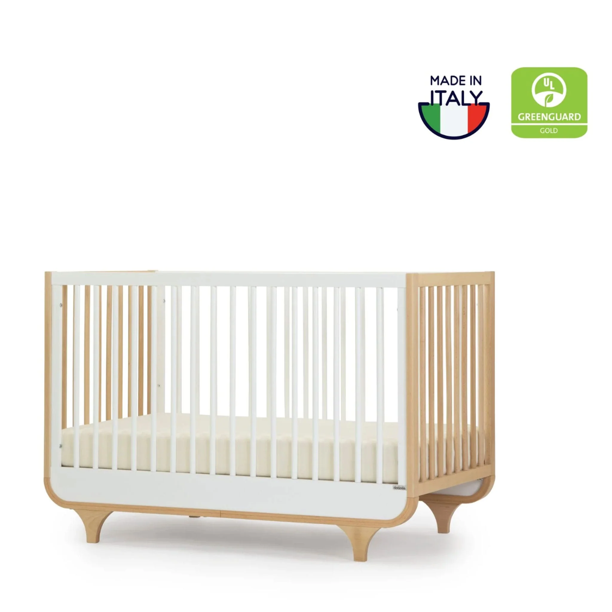 Couchette convertible 3 en 1 Jolly - Blanc/Naturel - Image 3