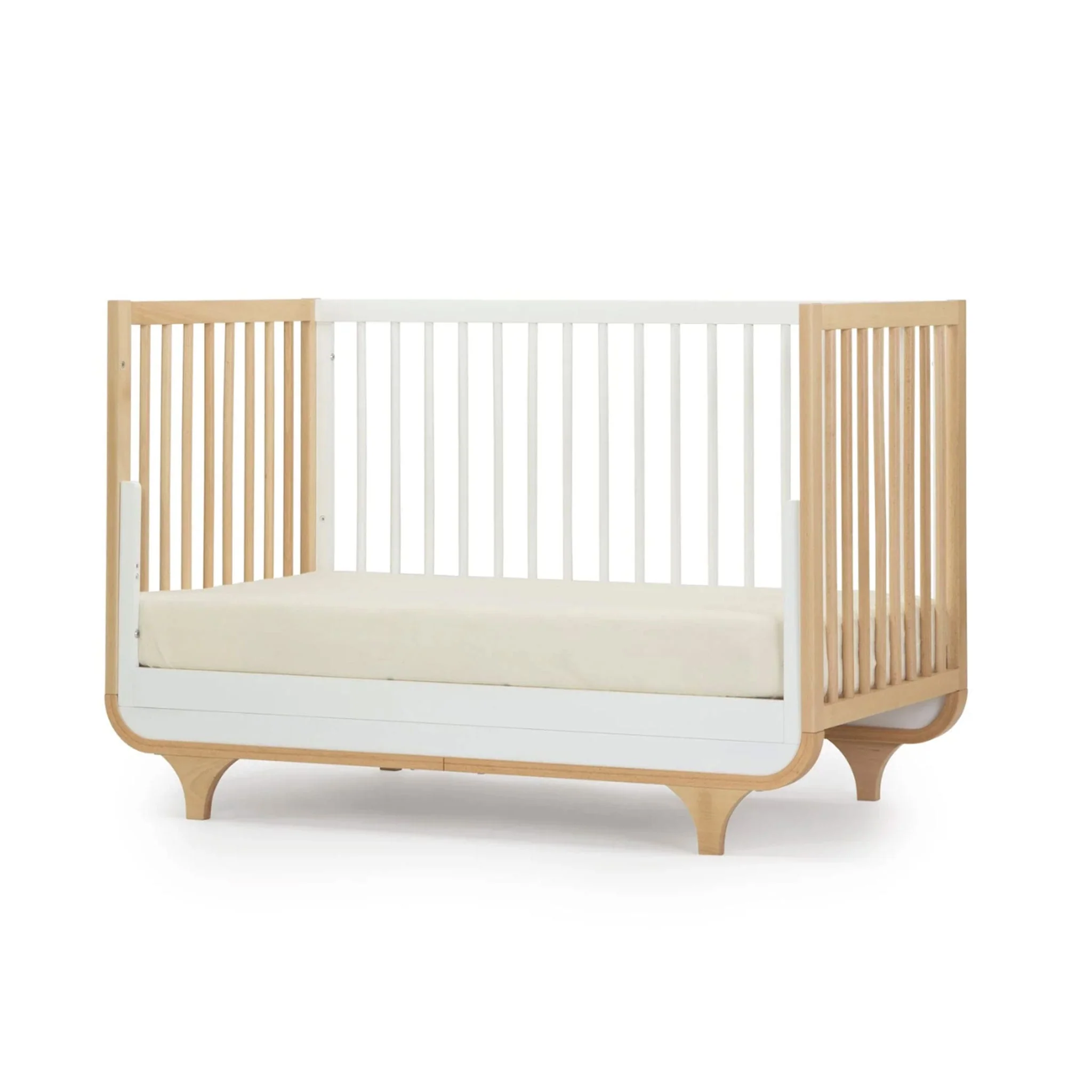 Couchette convertible 3 en 1 Jolly - Blanc/Naturel - Image 6