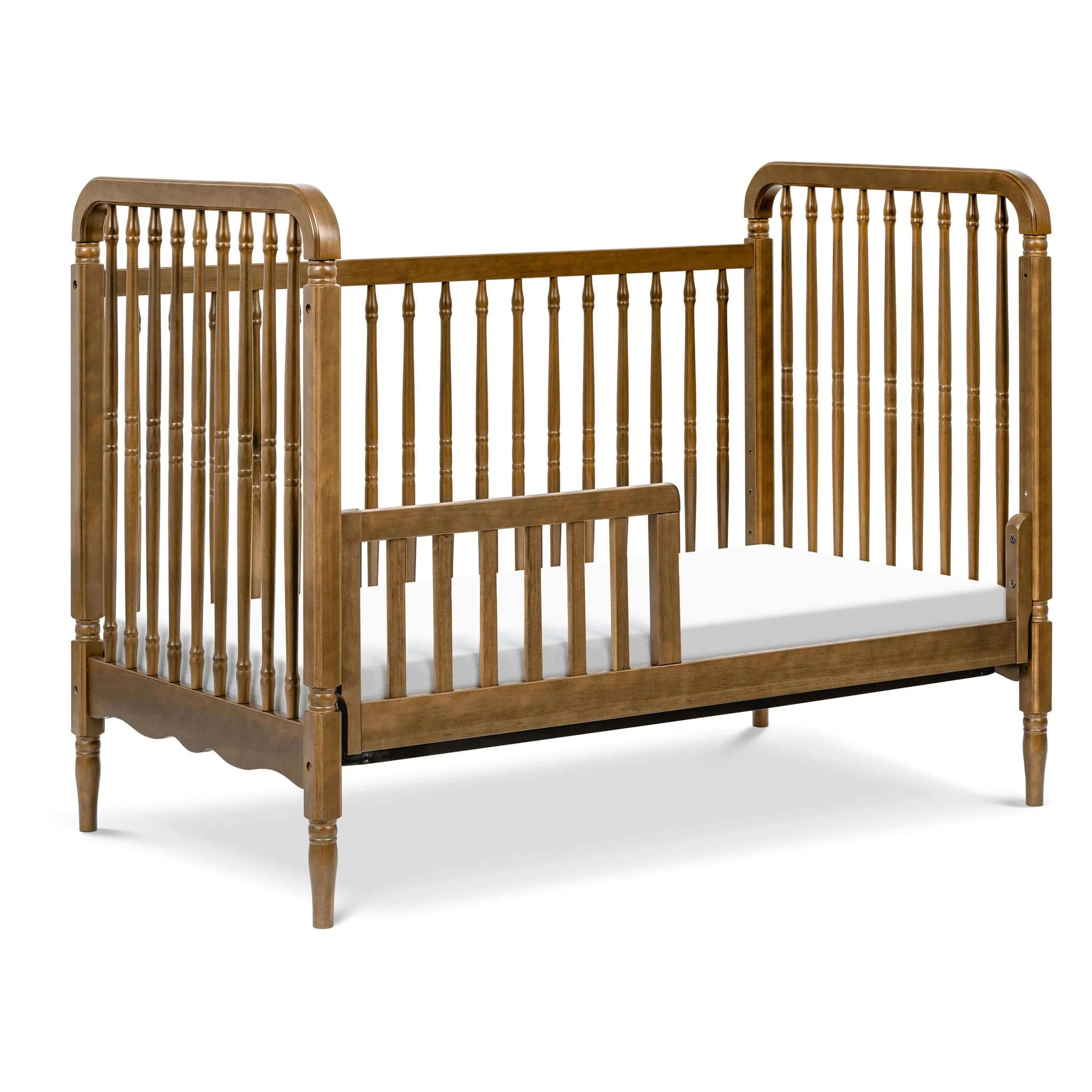 Couchette Convertible 3-en-1  Liberty avec Kit de Conversion - Noyer Naturel - Image 3