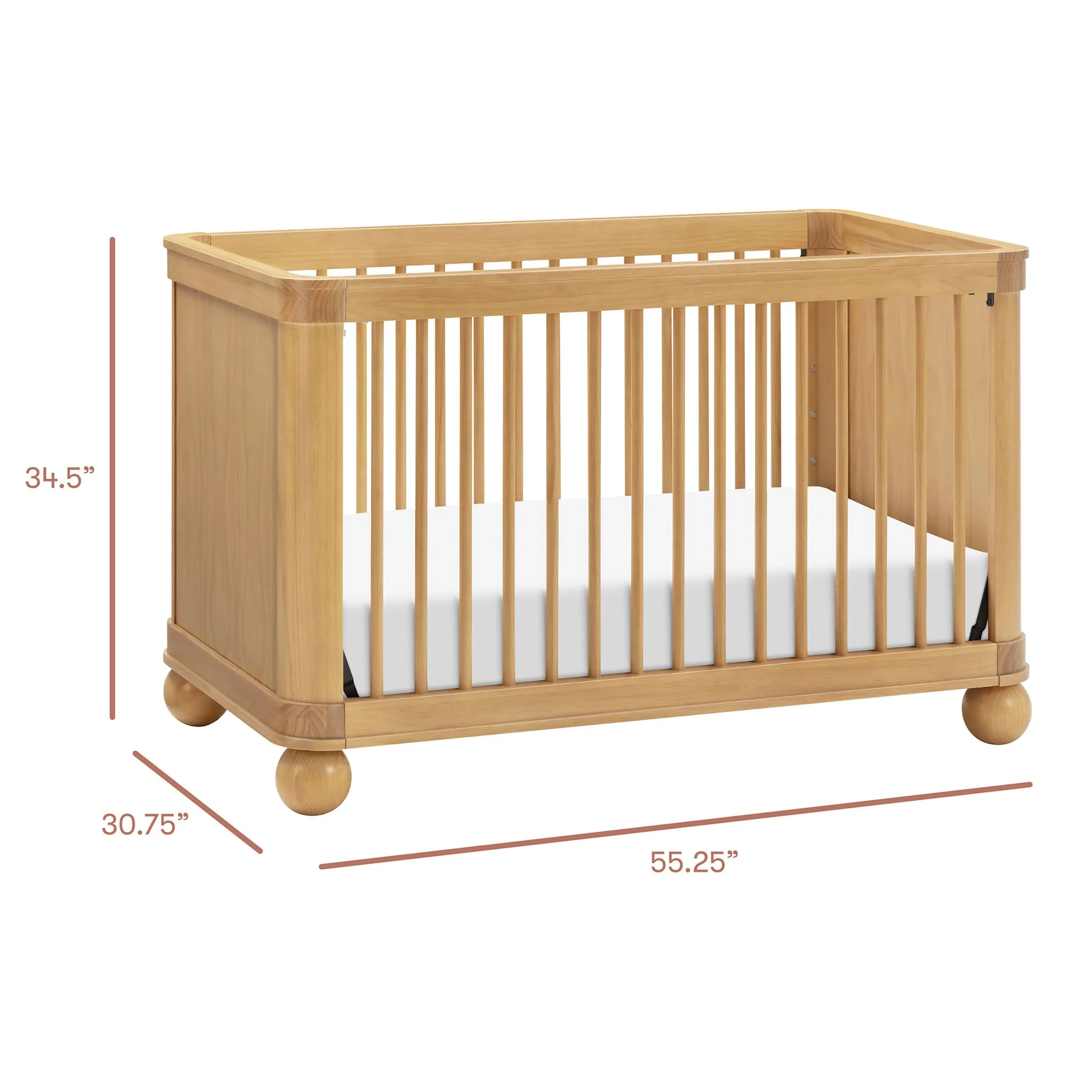Couchette Convertible 3-en-1 Crosby - Miel - Image 3