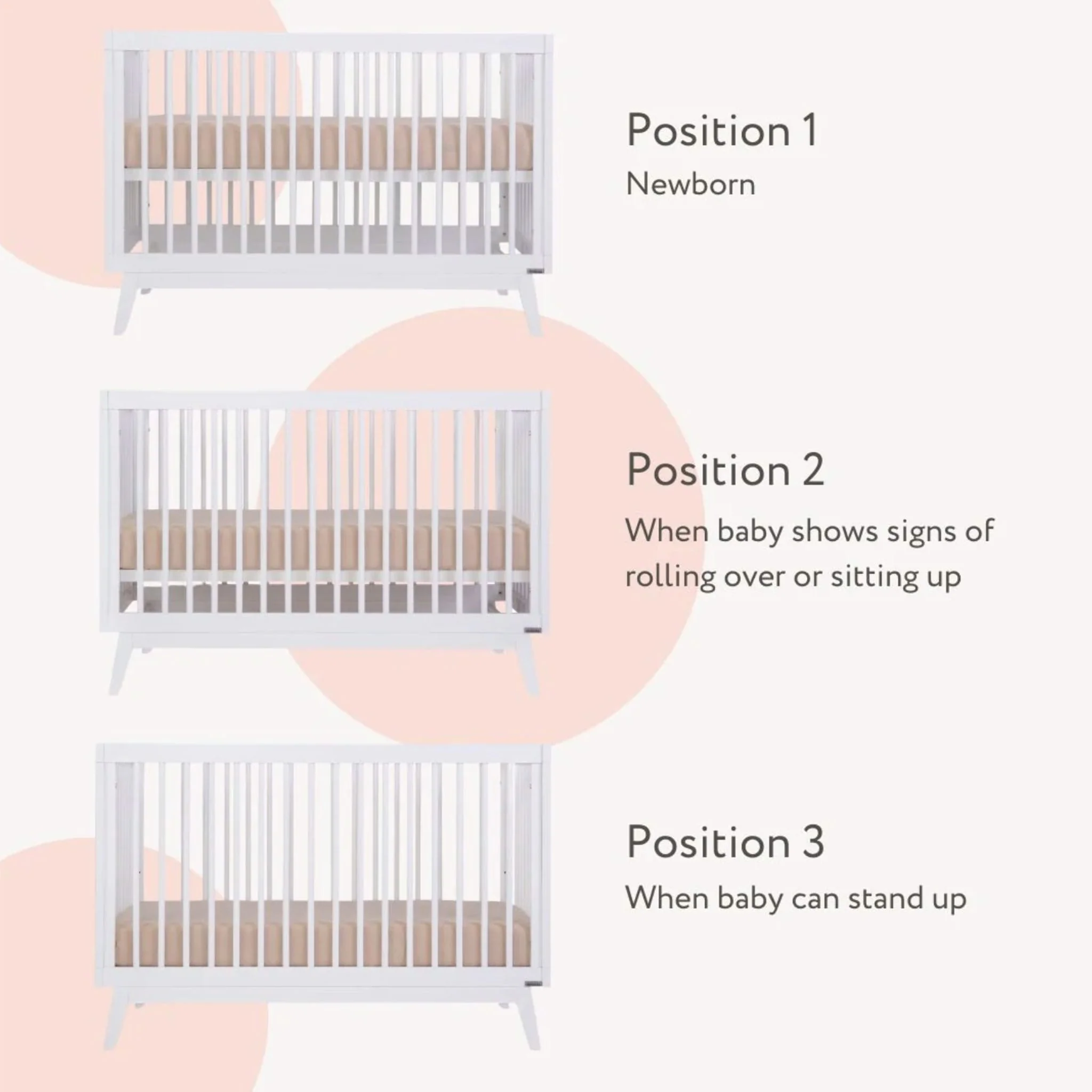 Couchette convertible 3 en 1 Soho - Blanc - Image 6