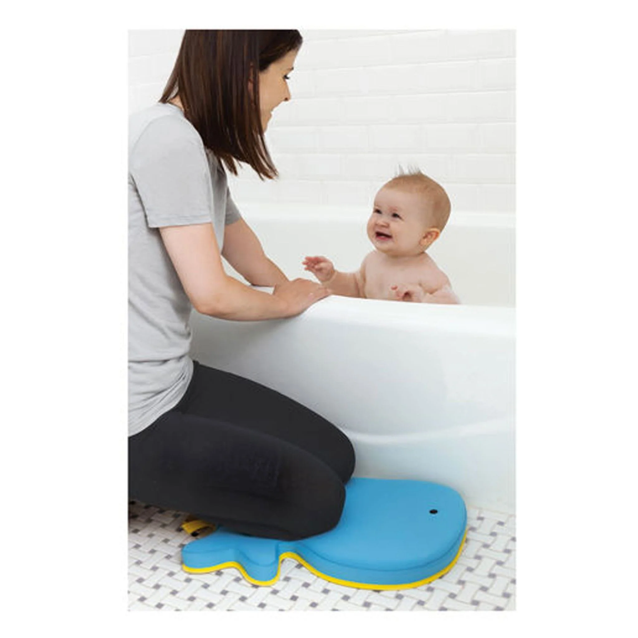 Coussin Confort Pour le Bain - Baleine Grise - Image 3