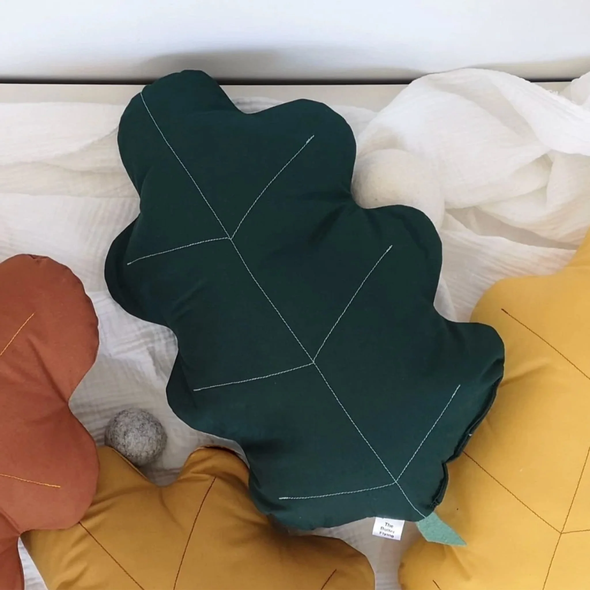 Coussin Feuille de Chêne - Vert