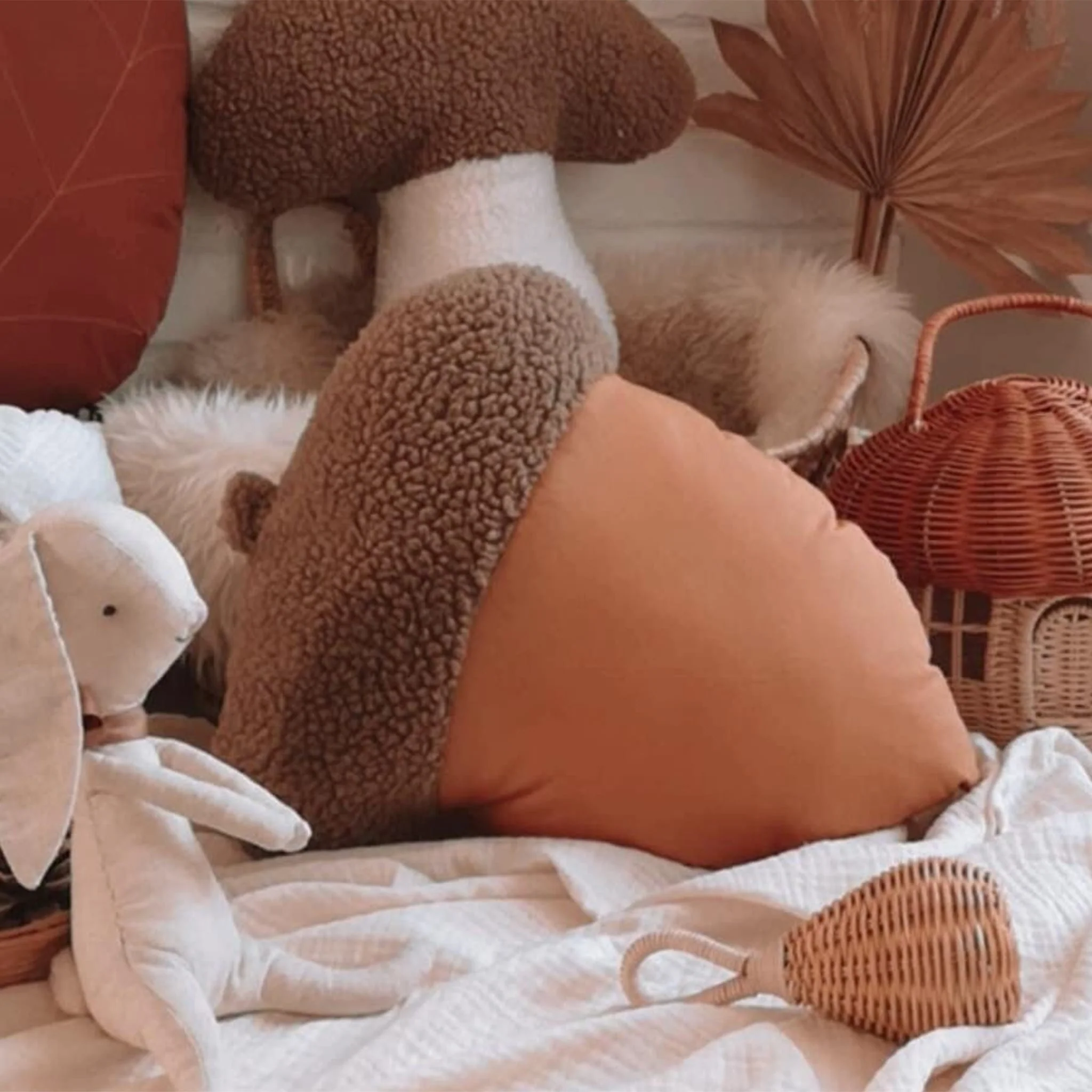 Coussin Gland De Chêne - Orange