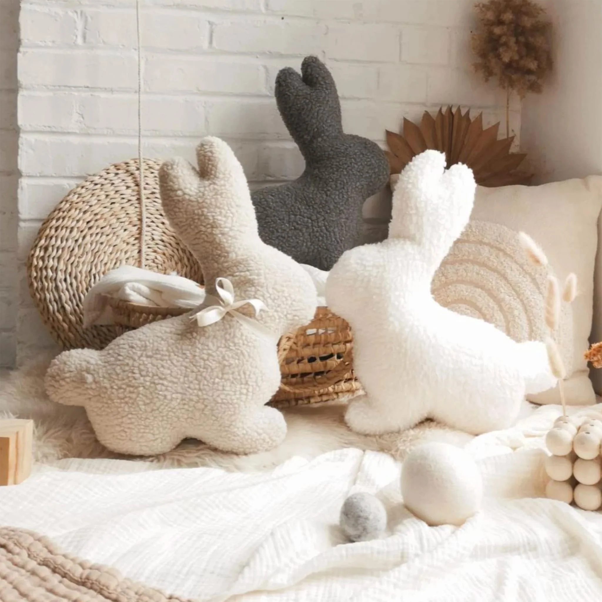 Coussin Lapin - Ivoire - Image 2