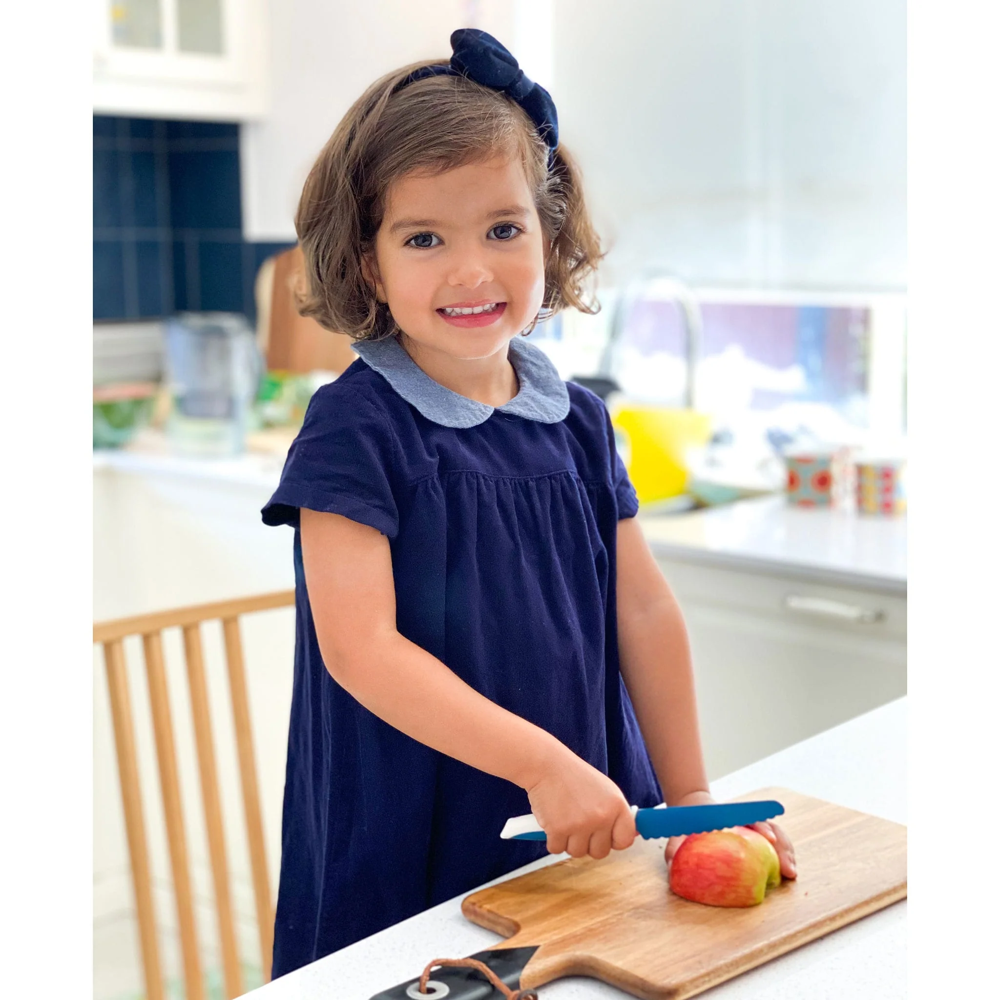 Couteau Sécuritaire pour Enfant - Bleu - Image 4