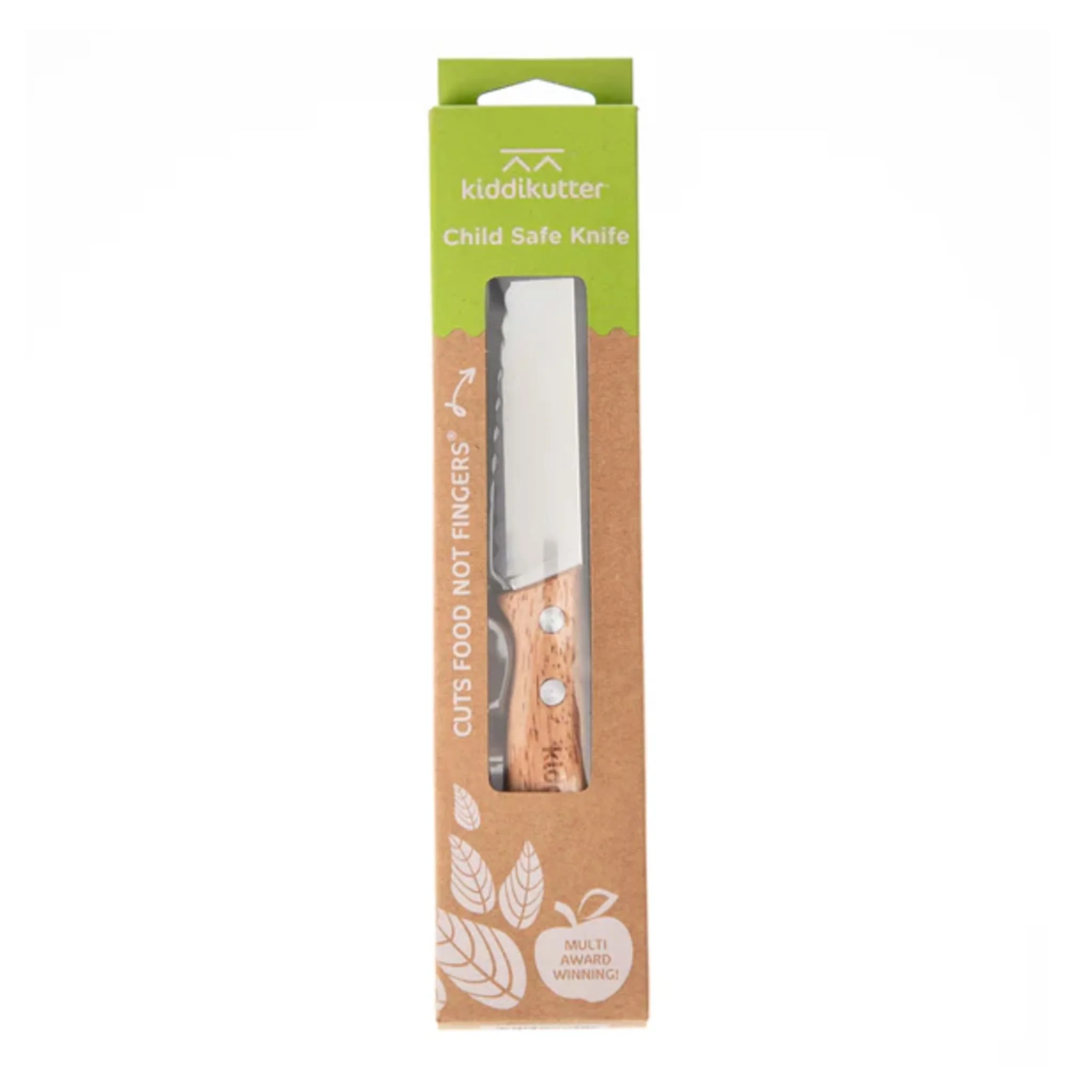 Couteau de Sécurité pour Enfants Kiddikutter avec Manche en  Bois - Image 2