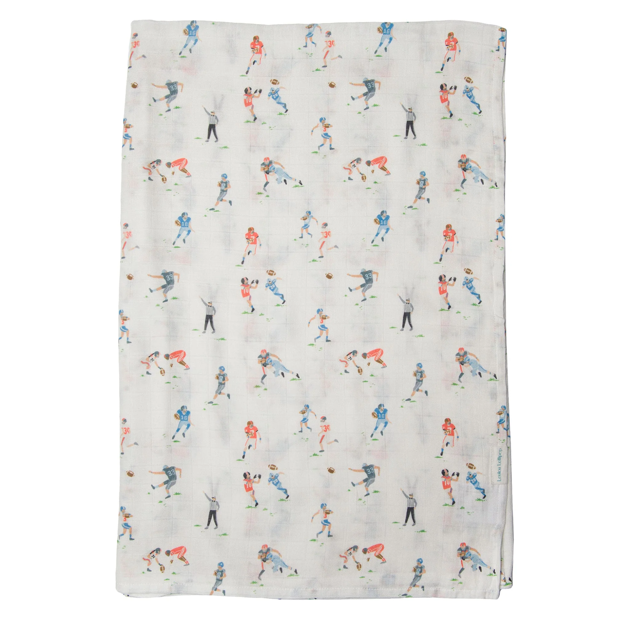 Couverture Mousseline Bambou - Football
