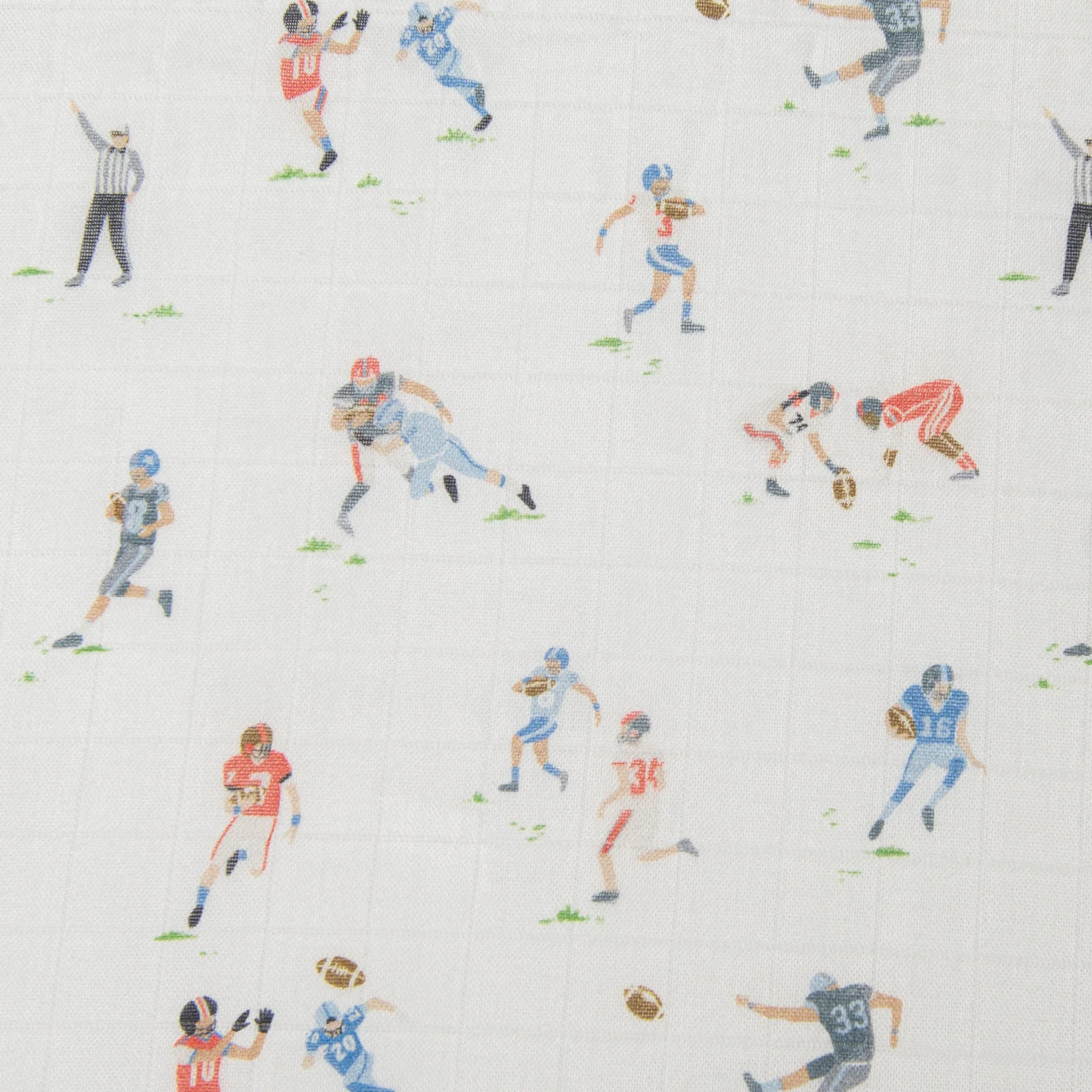 Couverture Mousseline Bambou - Football - Image 2