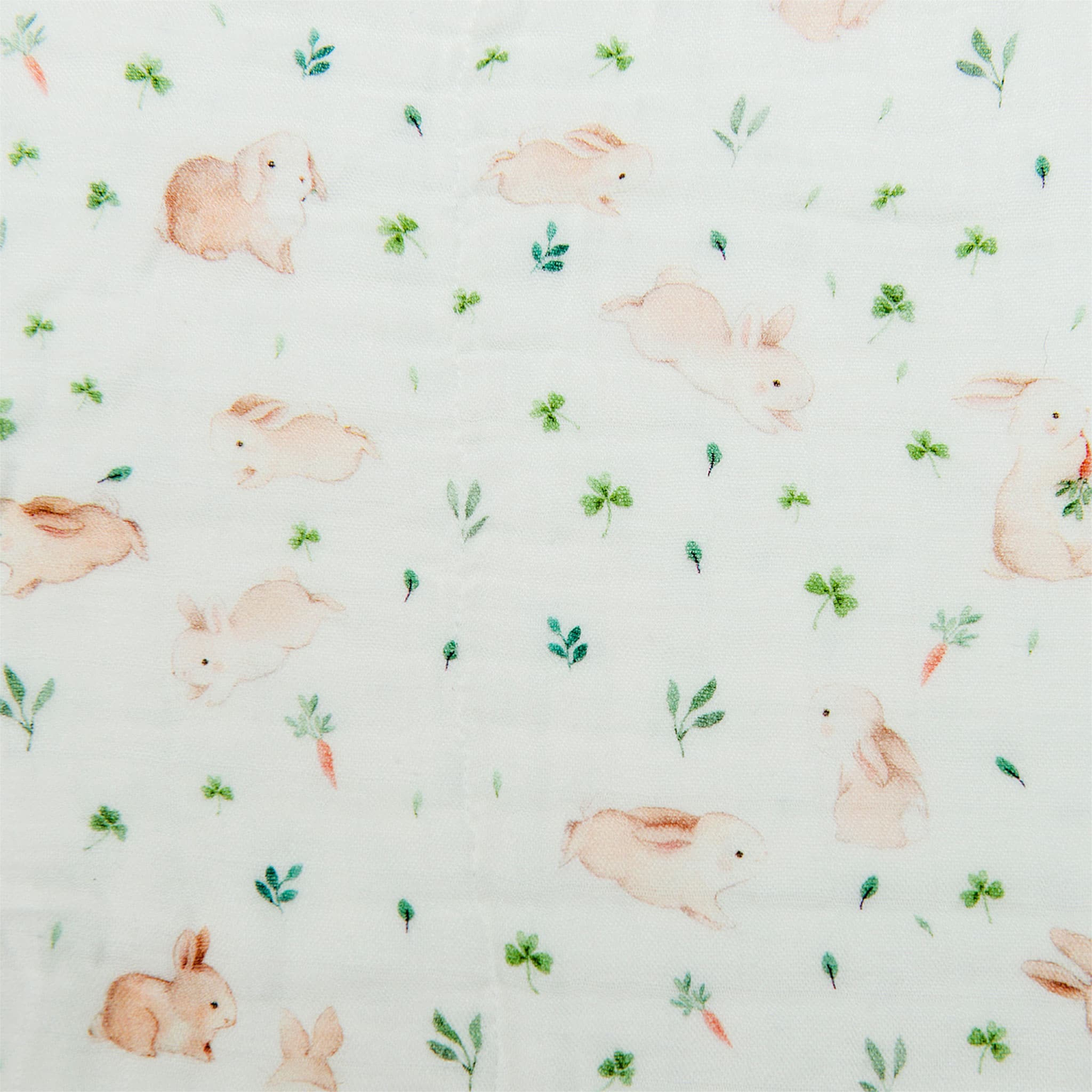 Couverture Mousseline Bambou - Lapins - Image 2