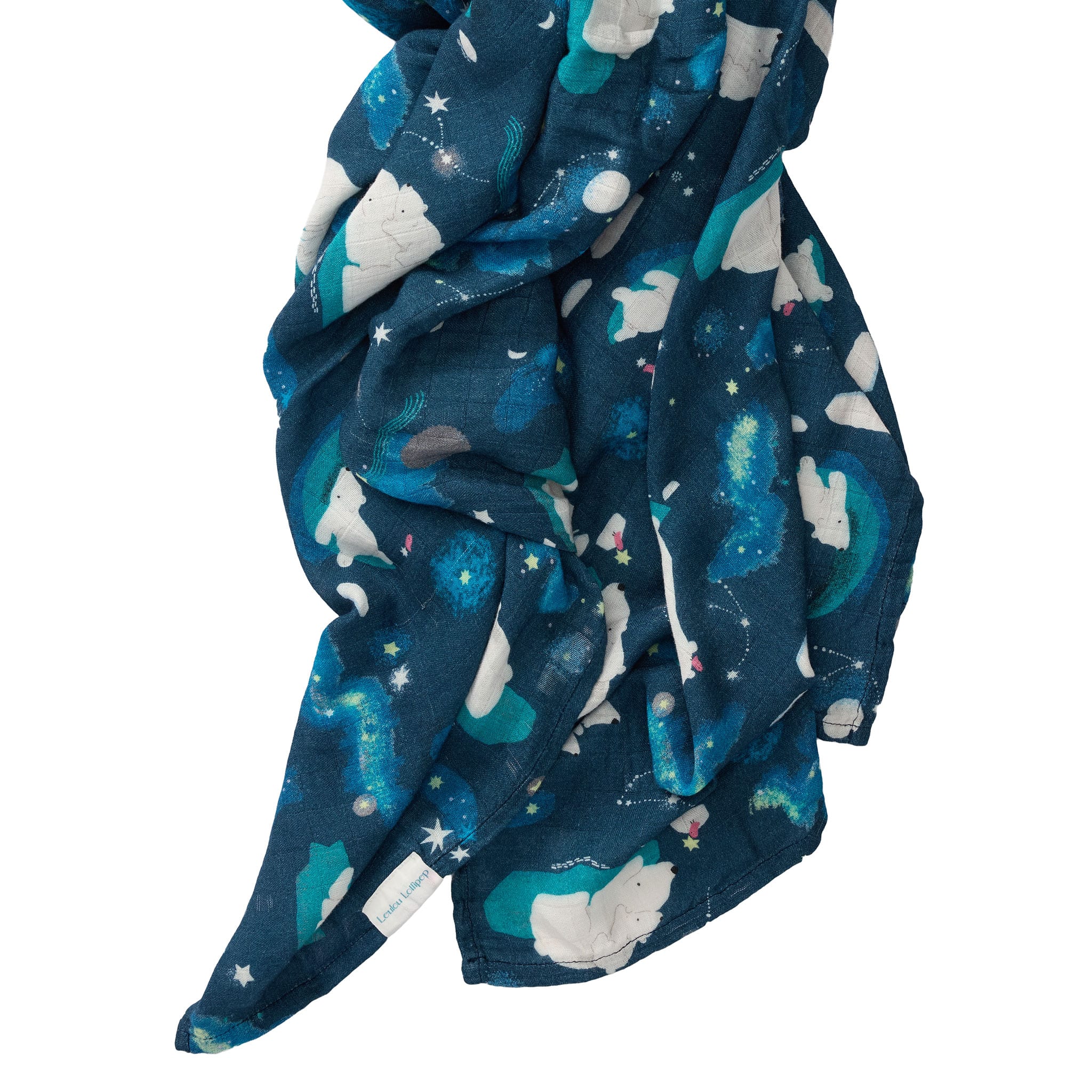 Couverture Mousseline Bambou -  Ours Polaire - Image 2