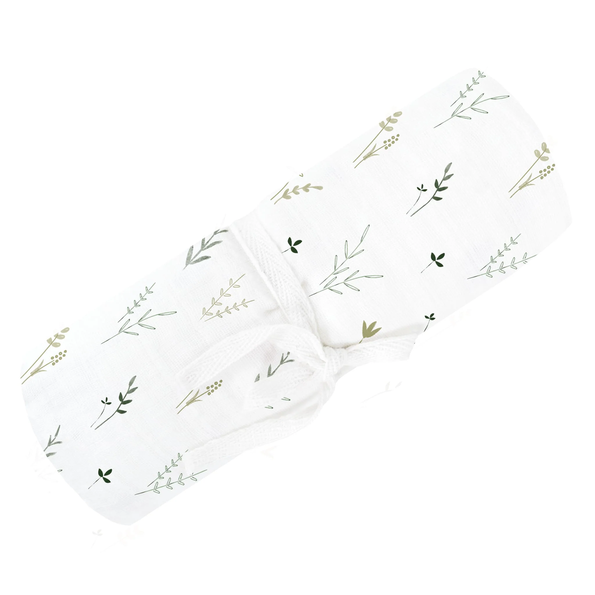 Couverture Mousseline Feuilles
