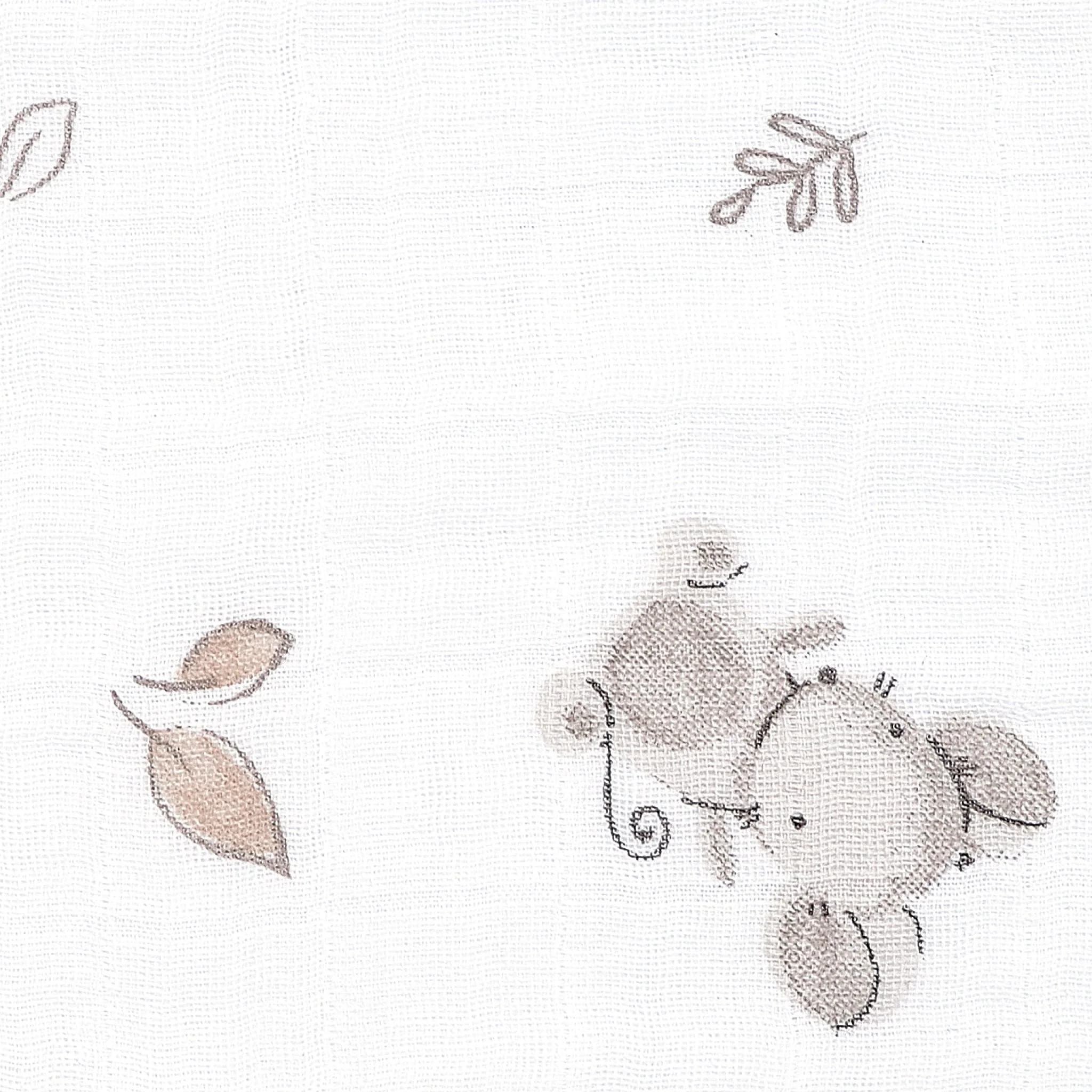 Couverture Mousseline Souris - Image 3