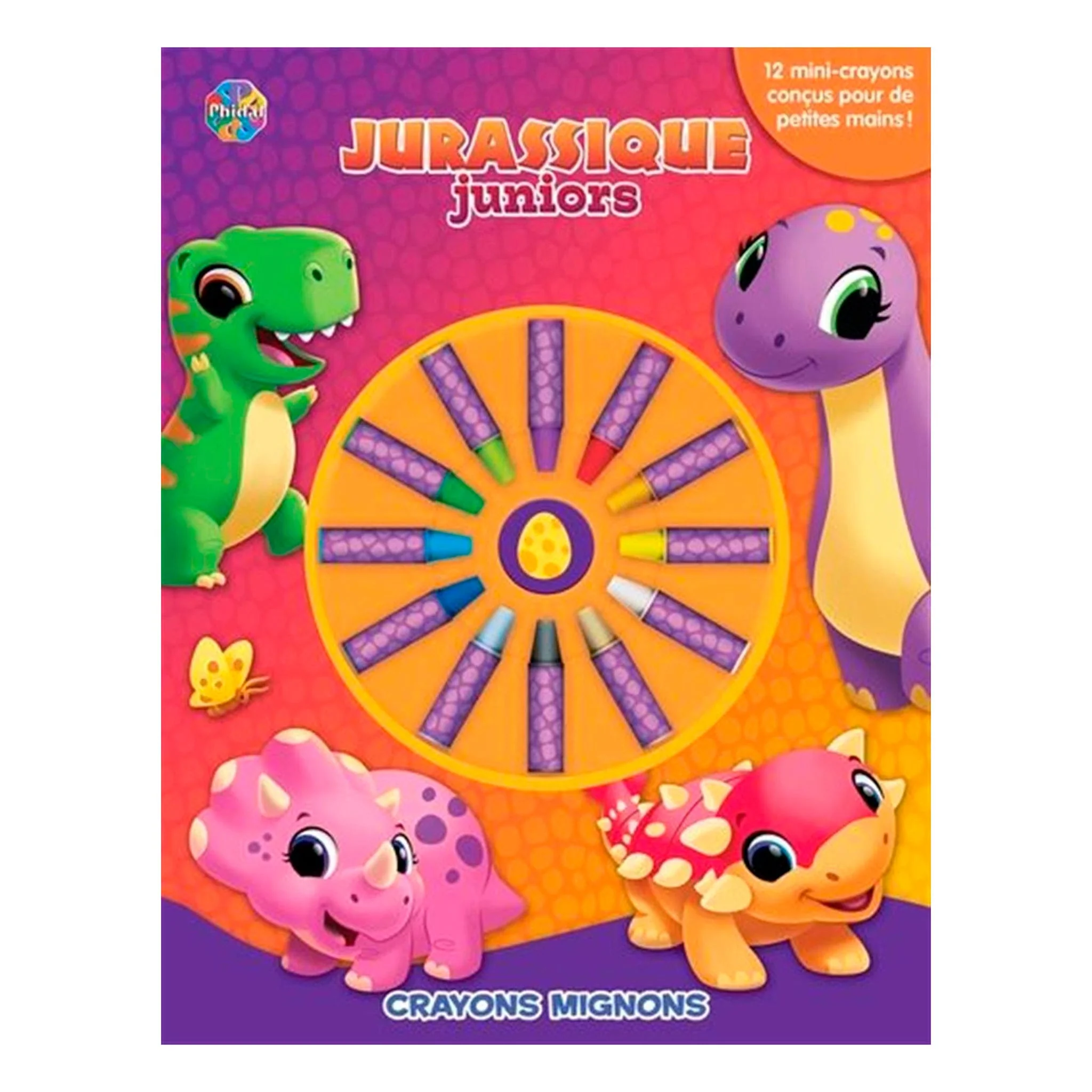 Jurassique juniors - Crayons mignons