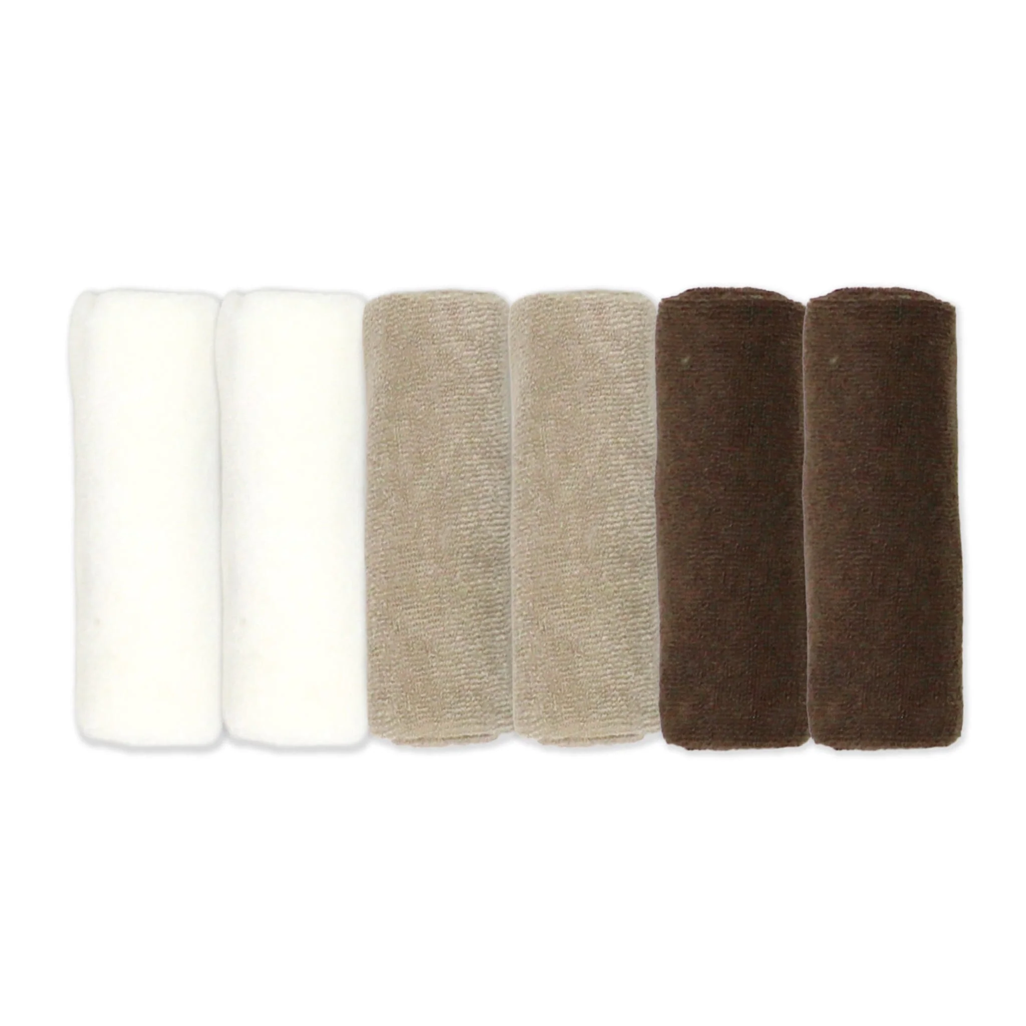 Débarbouillette(6) bambou Oxford - Beige