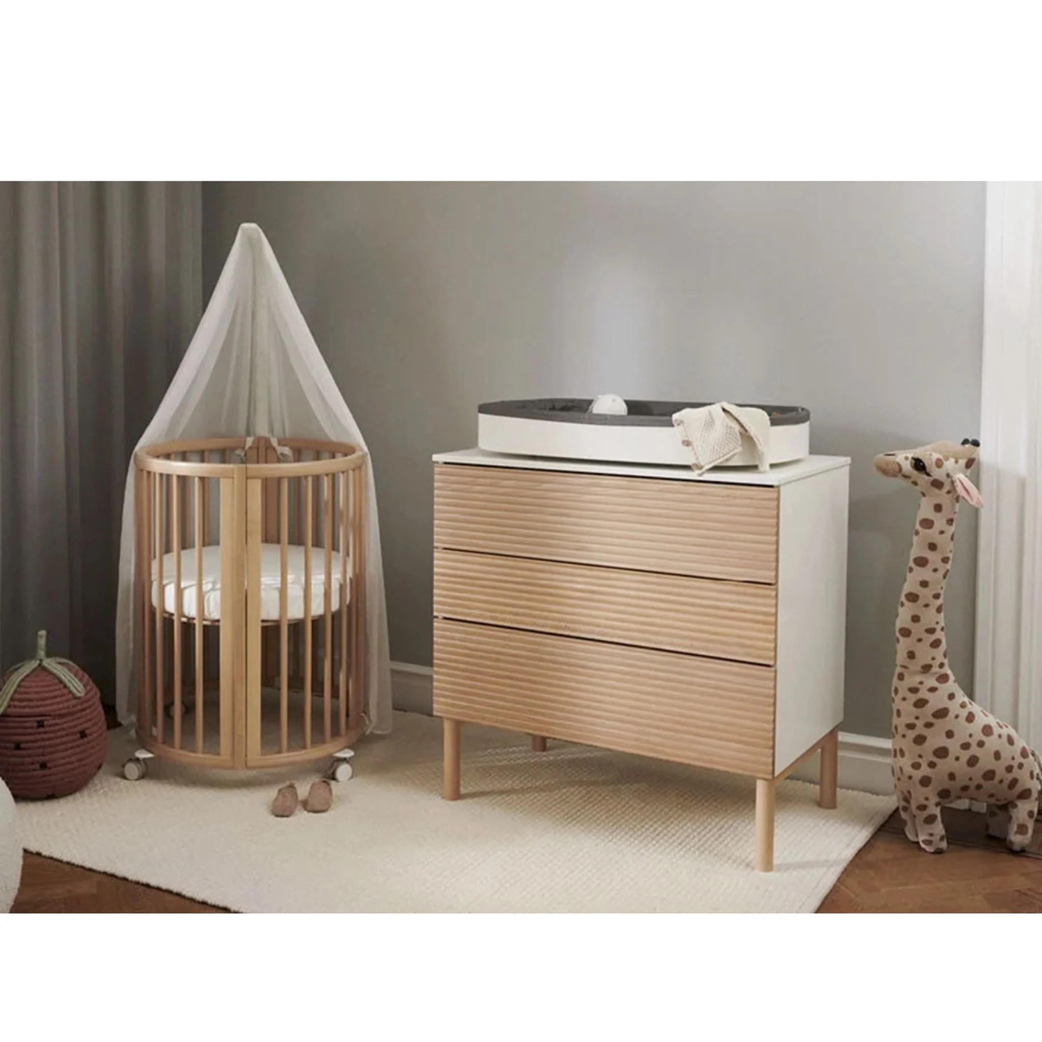Matelas à Langer Stokke® Sleepi™ - Blanc / Gris - Image 7