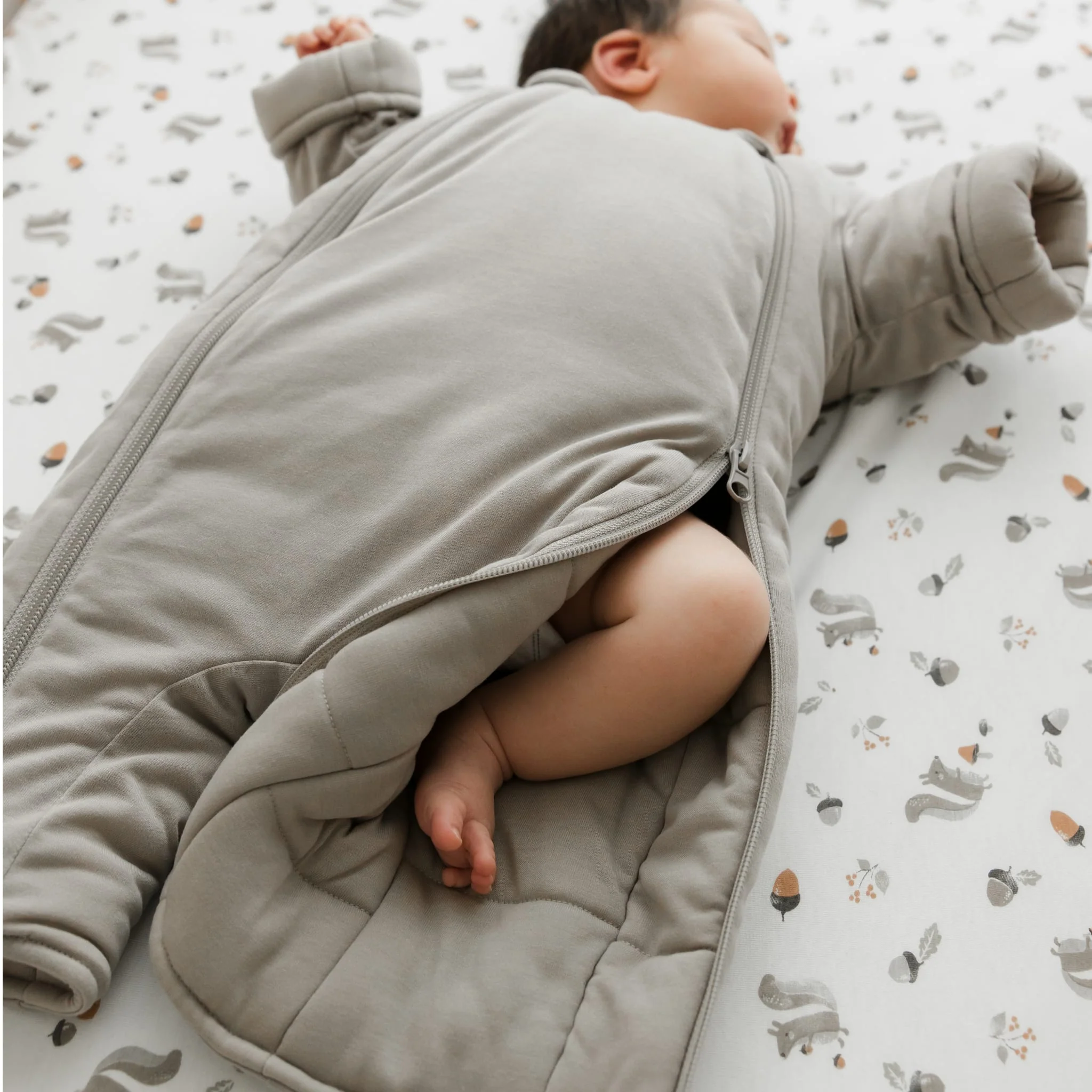 Drap Contour pour Lit de Bébé - Écureuils - Image 5