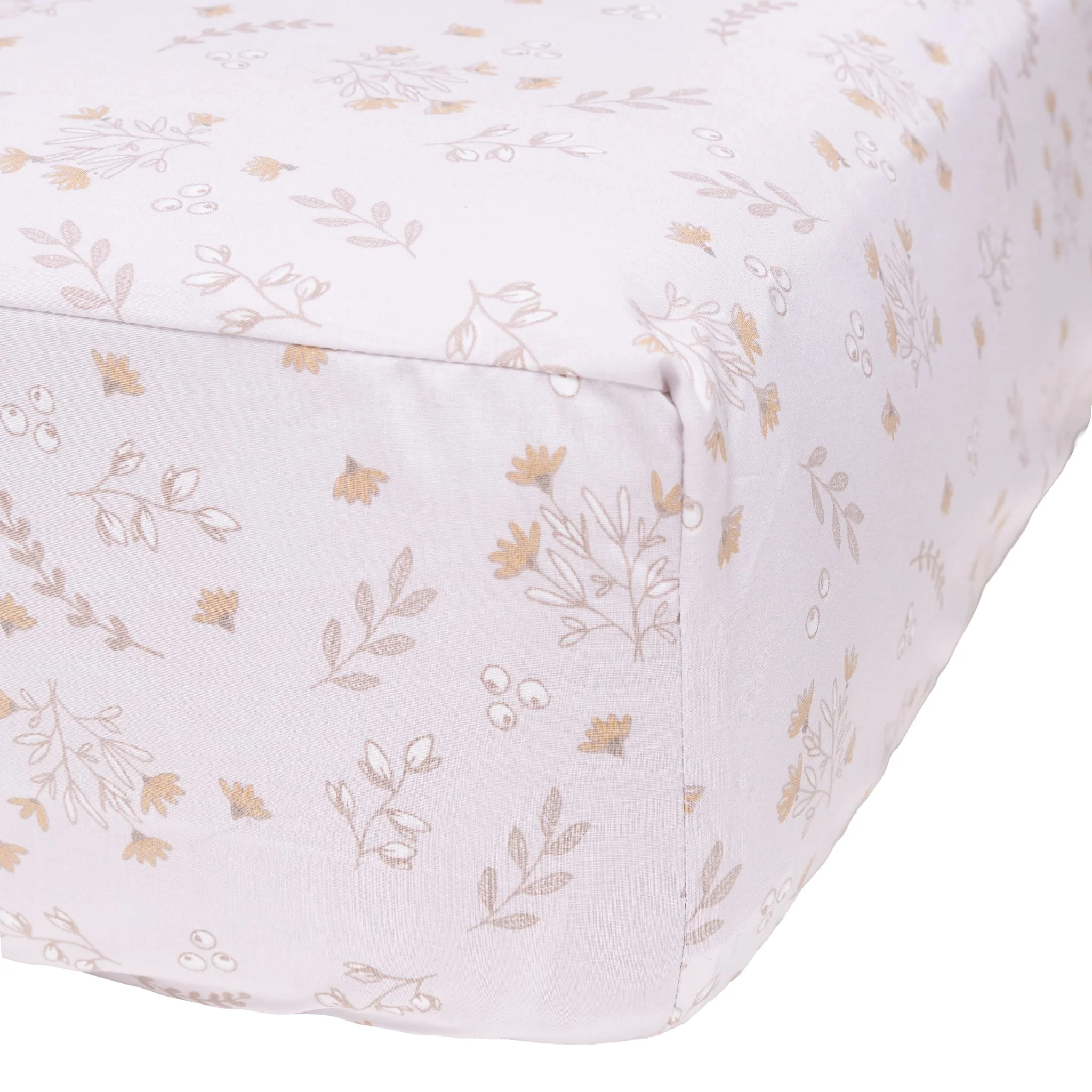 Drap Contour pour Lit de Bébé - Floral