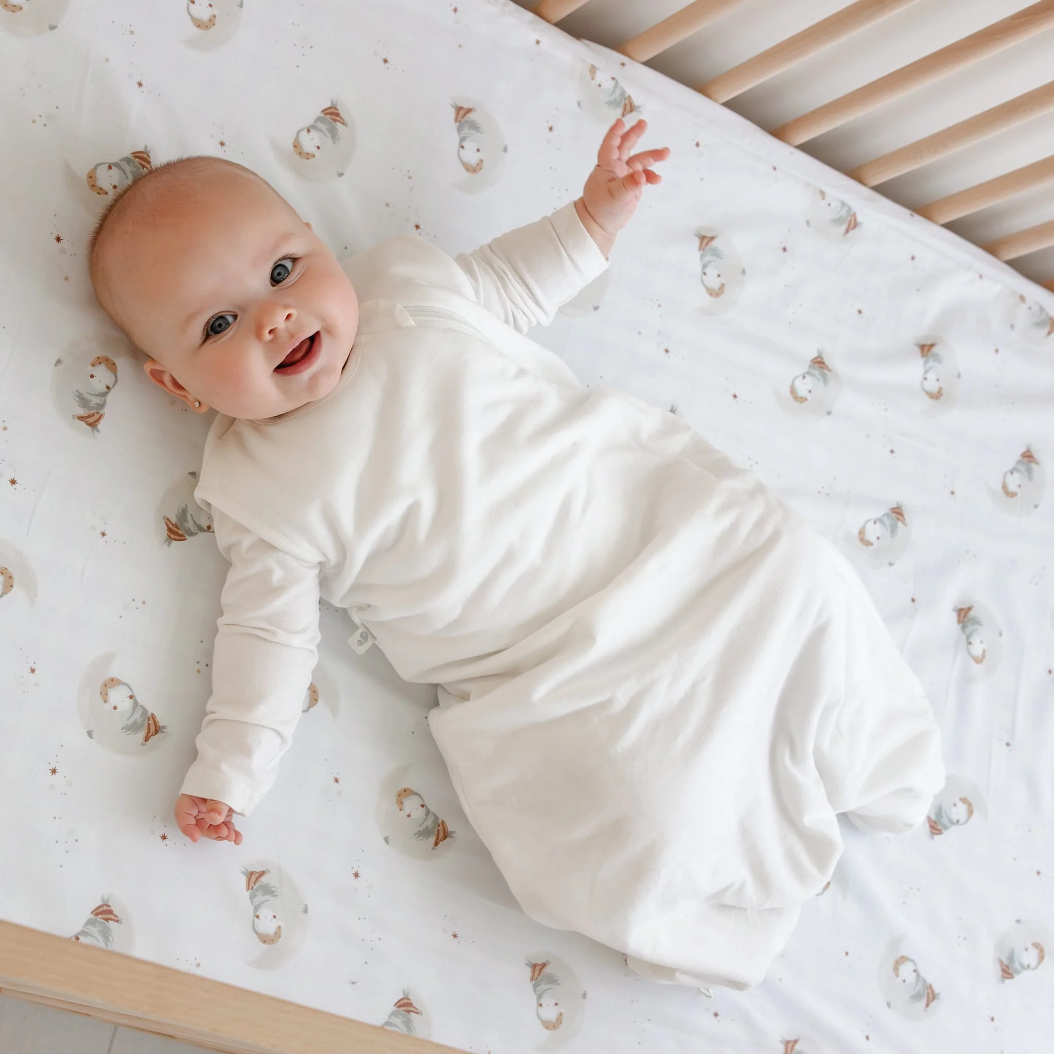 Drap Contour Bébé Hiboux - Image 3