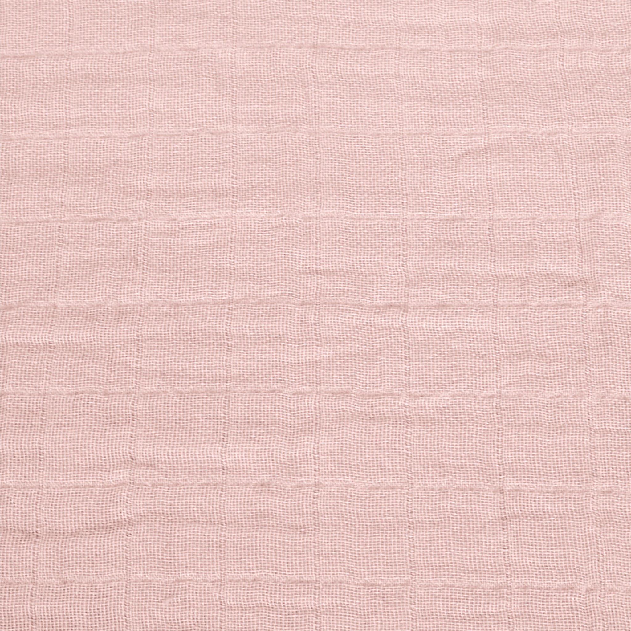 Drap Contour pour Lit de Bébé - Mousseline Rose - Image 2