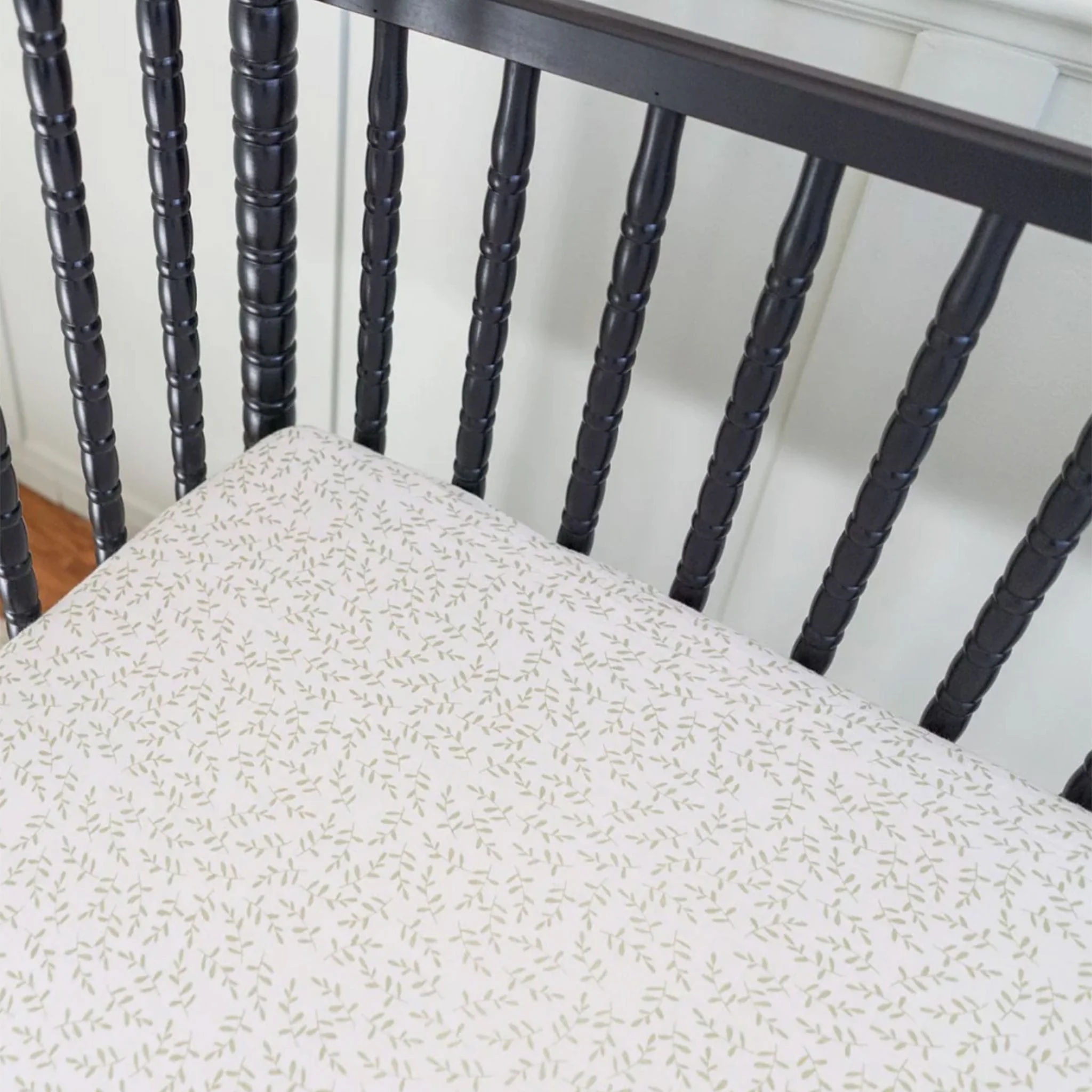 Drap Contour pour Lit Bébé - Feuillage - Image 2