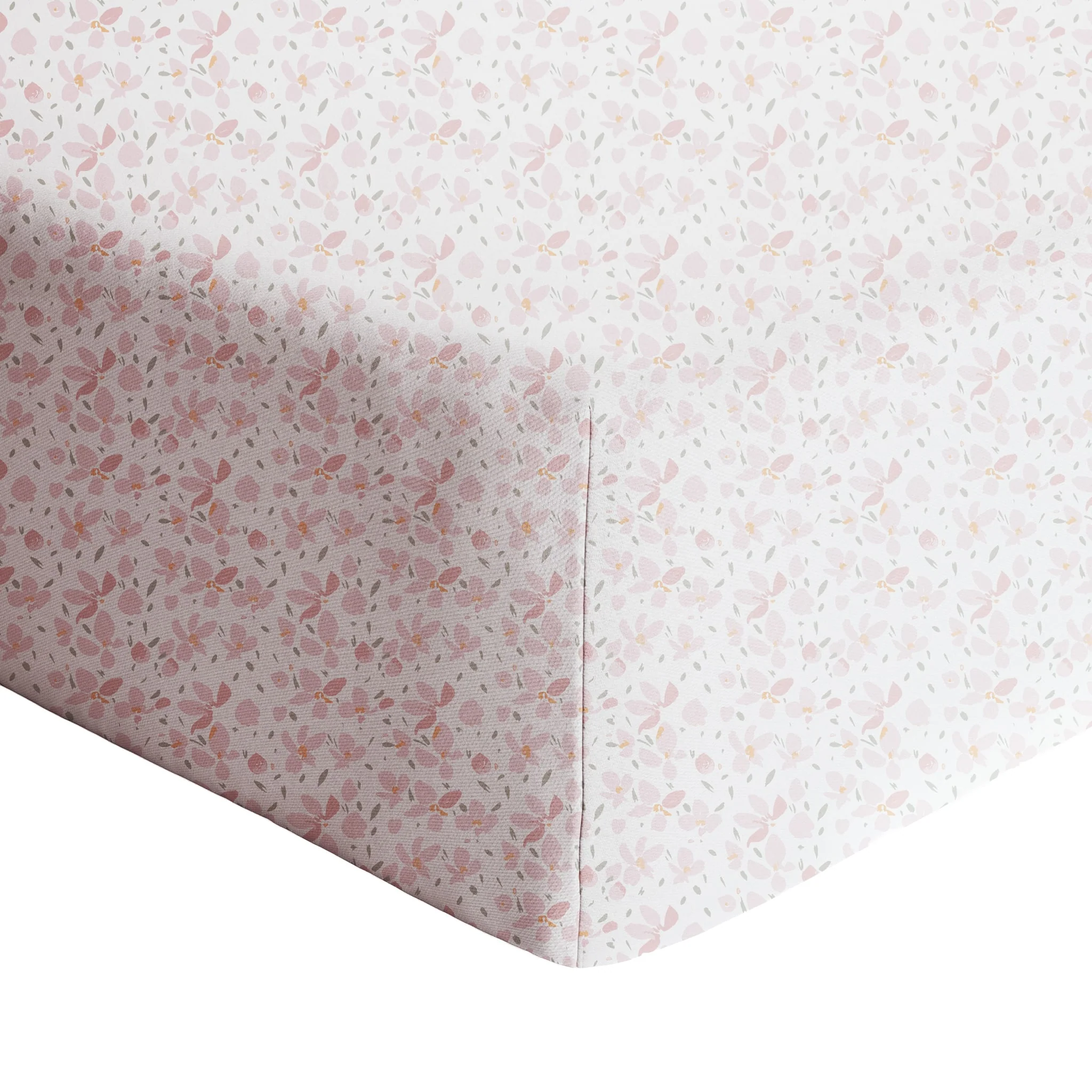 Drap Contour pour Lit de Bébé - Fleurs