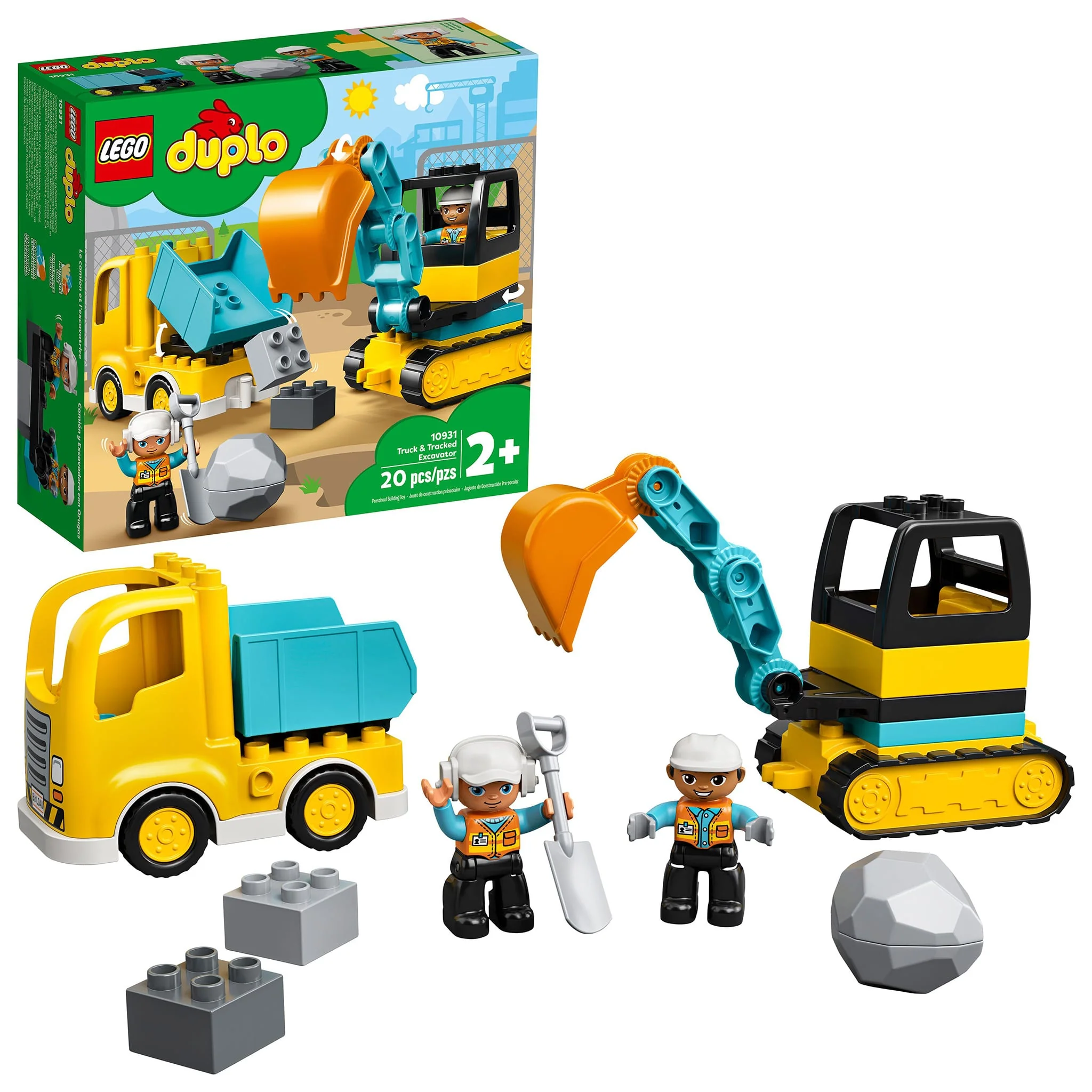 LEGO® DUPLO® Le camion et l’excavatrice