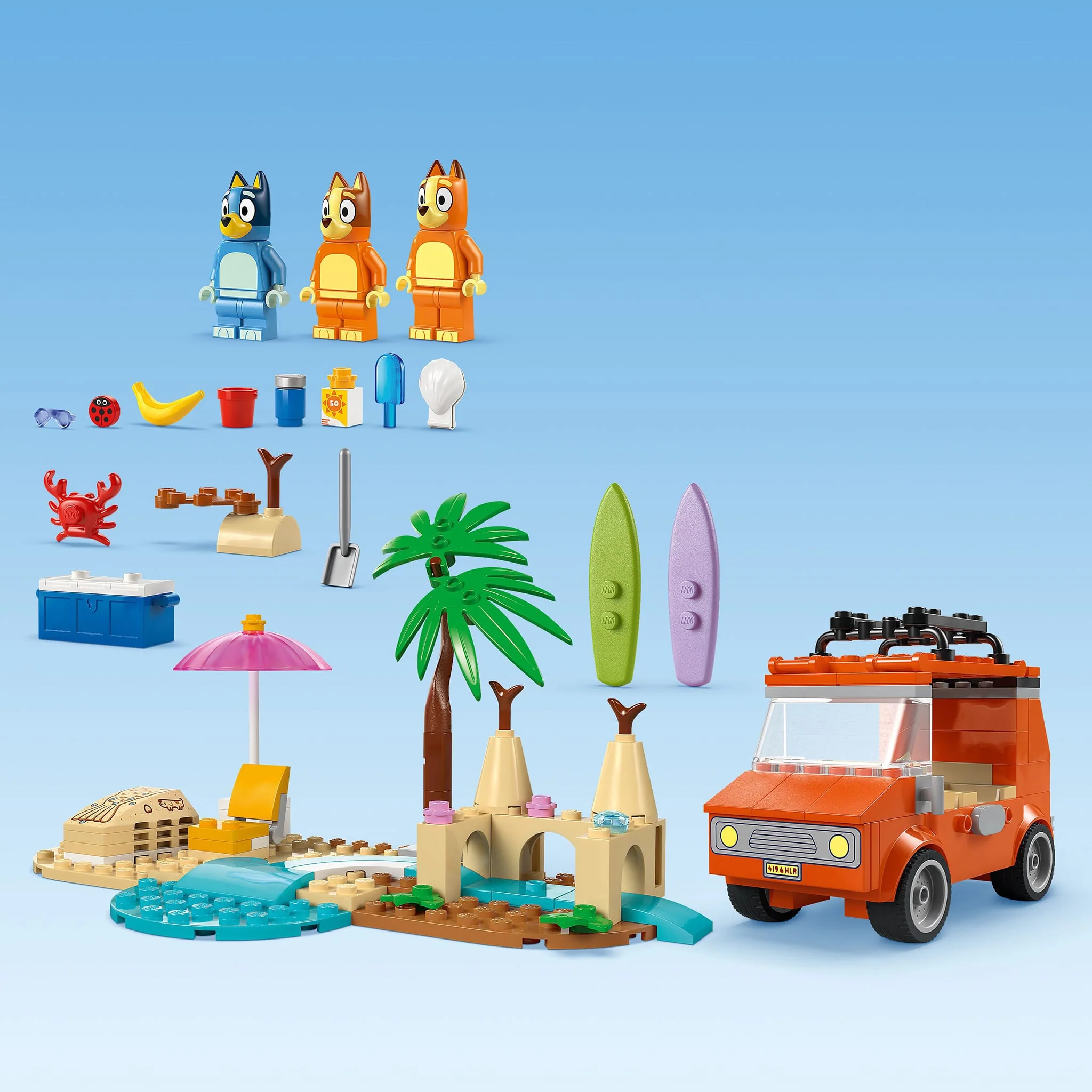 LEGO® Bluey : L’escapade à la plage de la famille de Bluey - Image 7