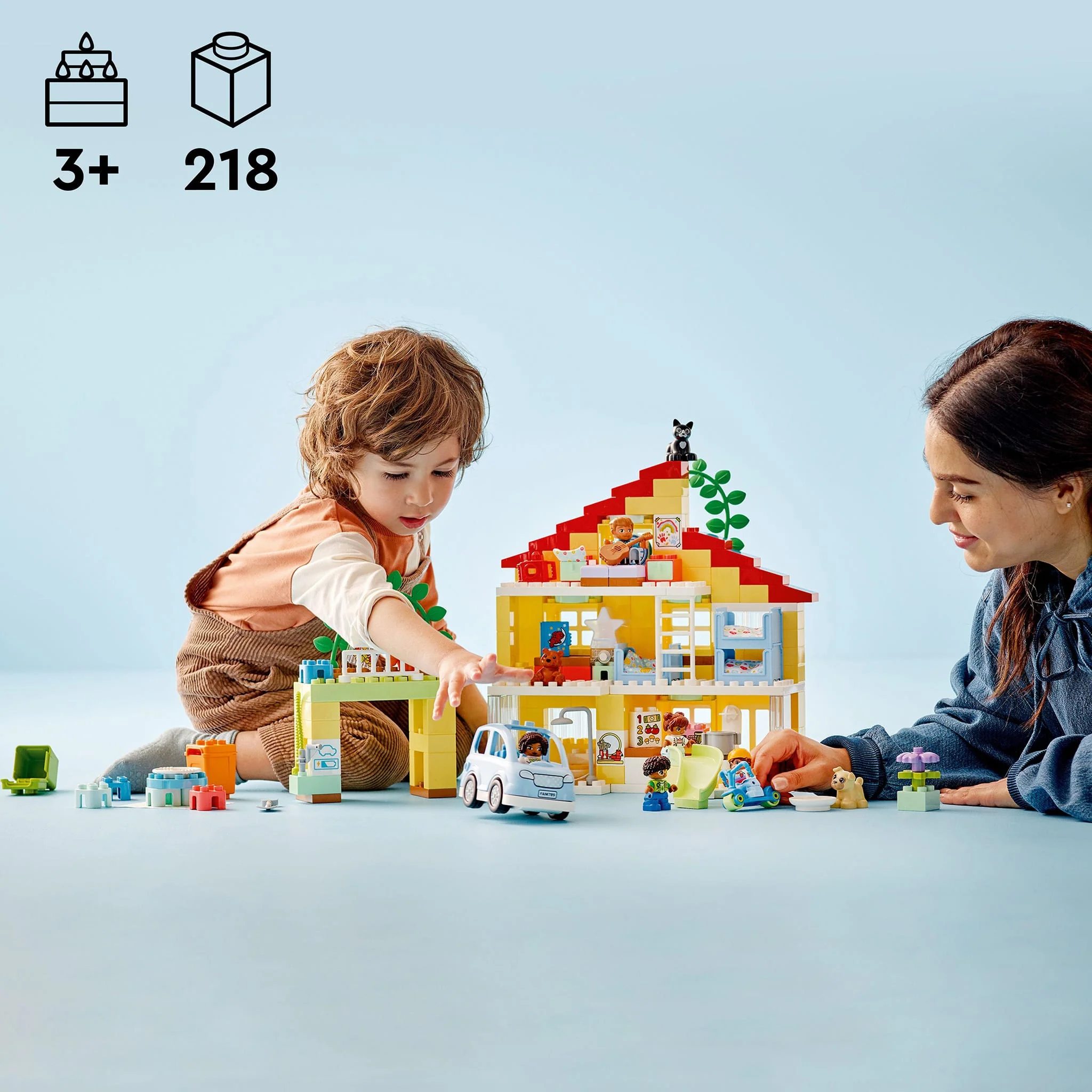 LEGO® DUPLO® Town La maison familiale 3en1 - Image 2