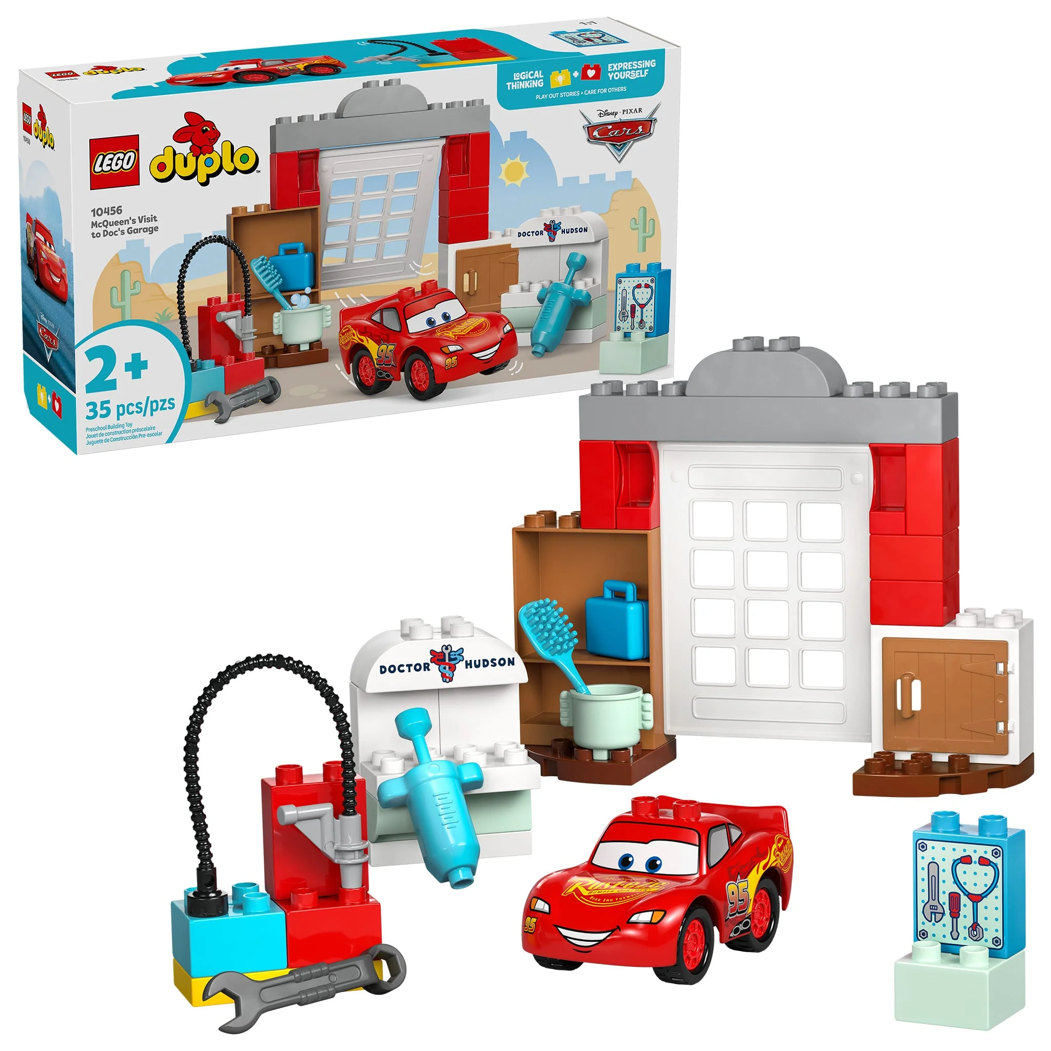 LEGO® DUPLO®│Les Bagnoles Disney et Pixar La visite de McQueen au garage de Doc