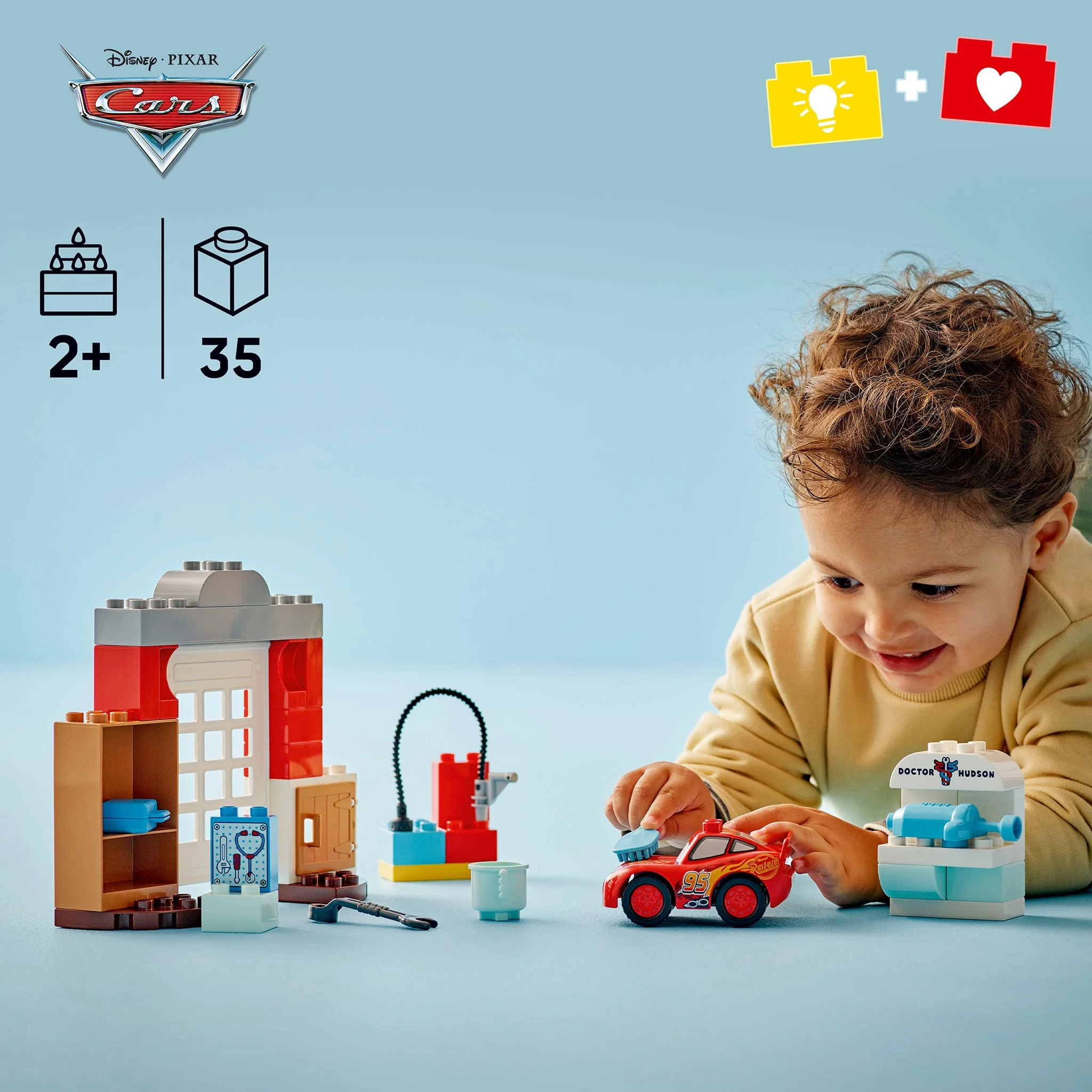 LEGO® DUPLO®│Les Bagnoles Disney et Pixar La visite de McQueen au garage de Doc - Image 2