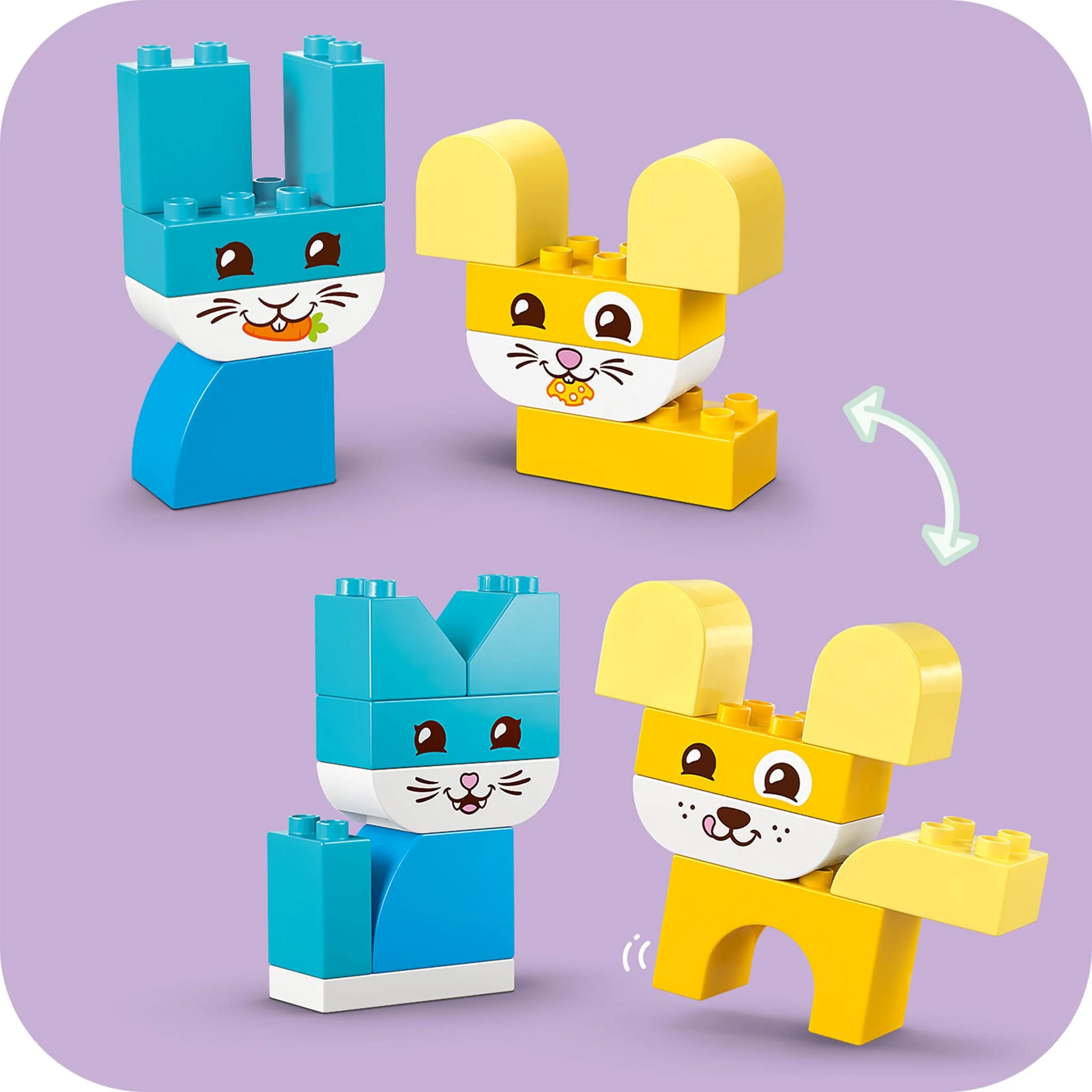 LEGO® DUPLO® Mon premier Les animaux de compagnie créatifs 3 en 1 - Image 4