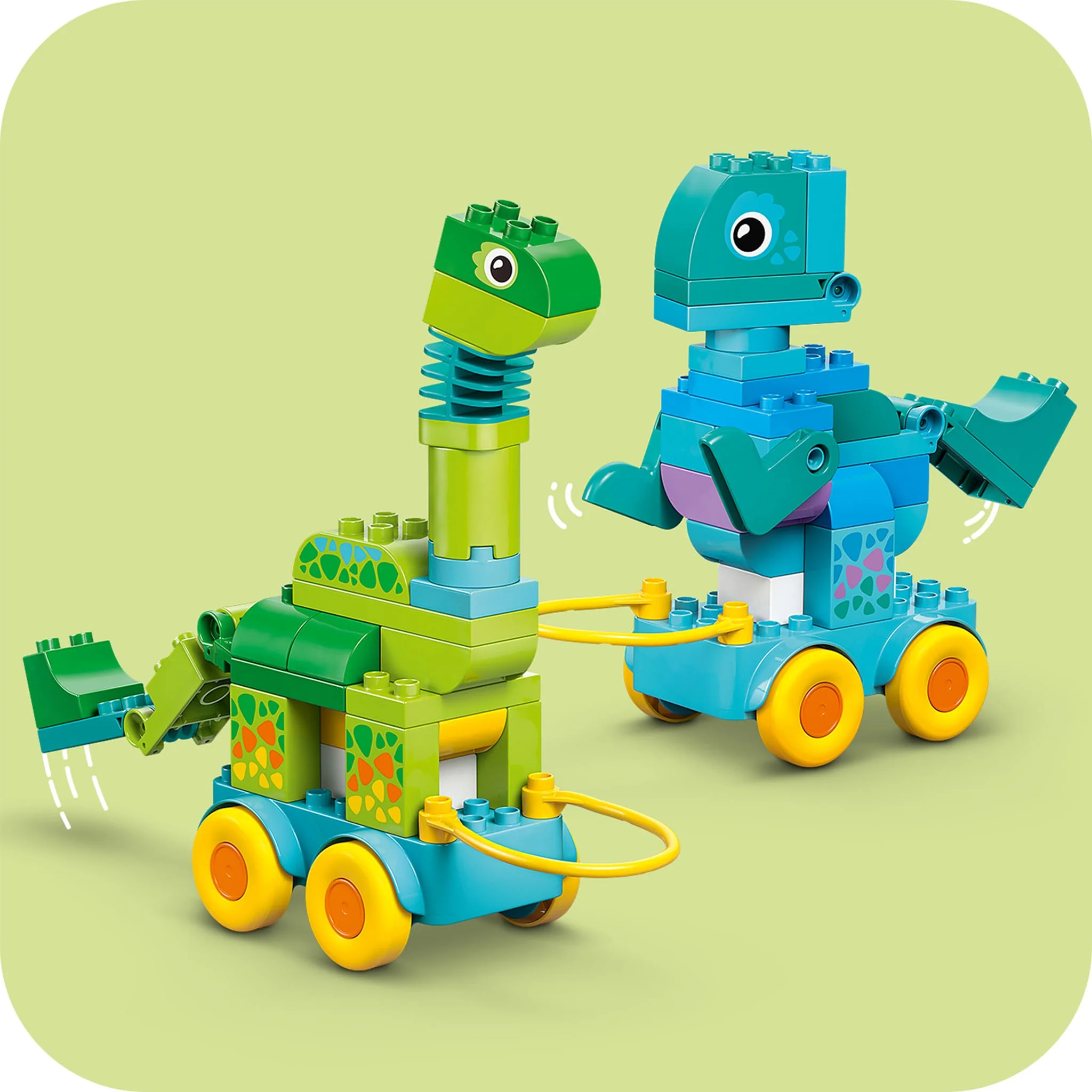 LEGO® DUPLO® Ma ville Les dinosaures sur roues 3en1 - Image 4