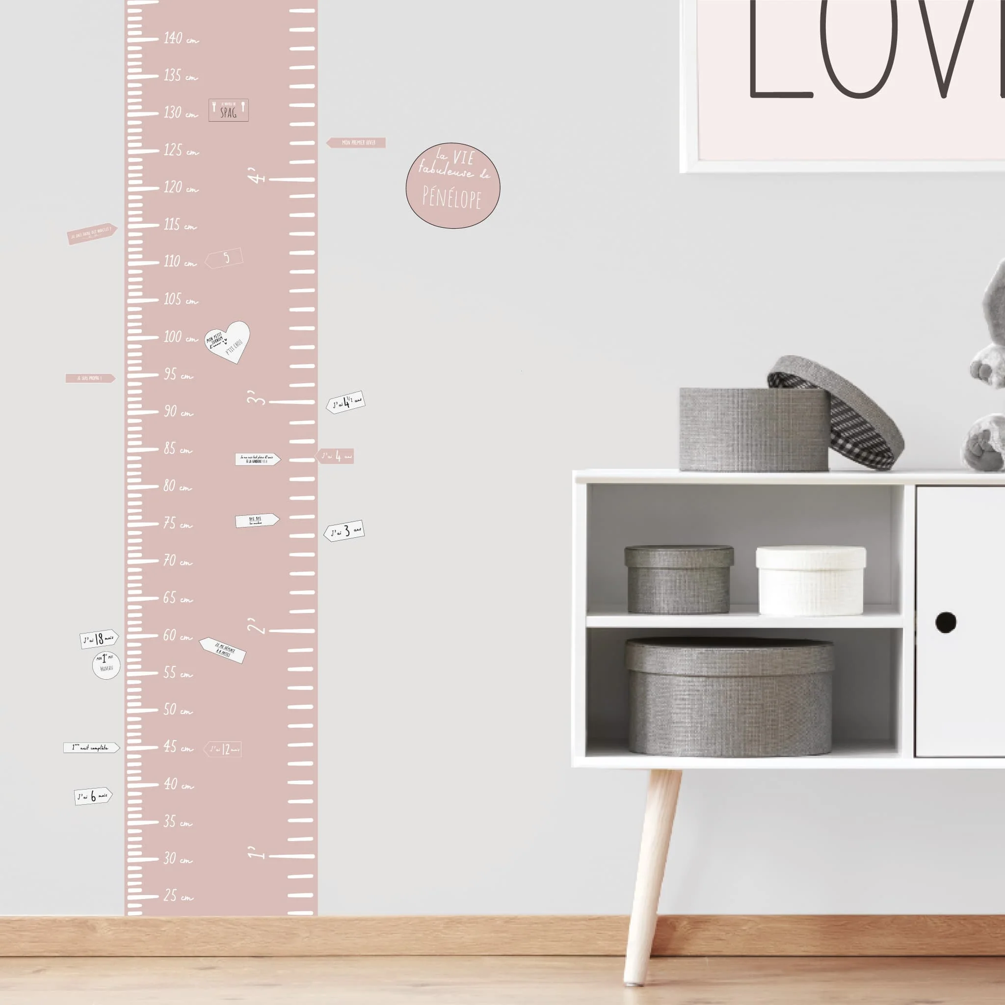 Échelle de Croissance Moderne luxe Rose - Image 4