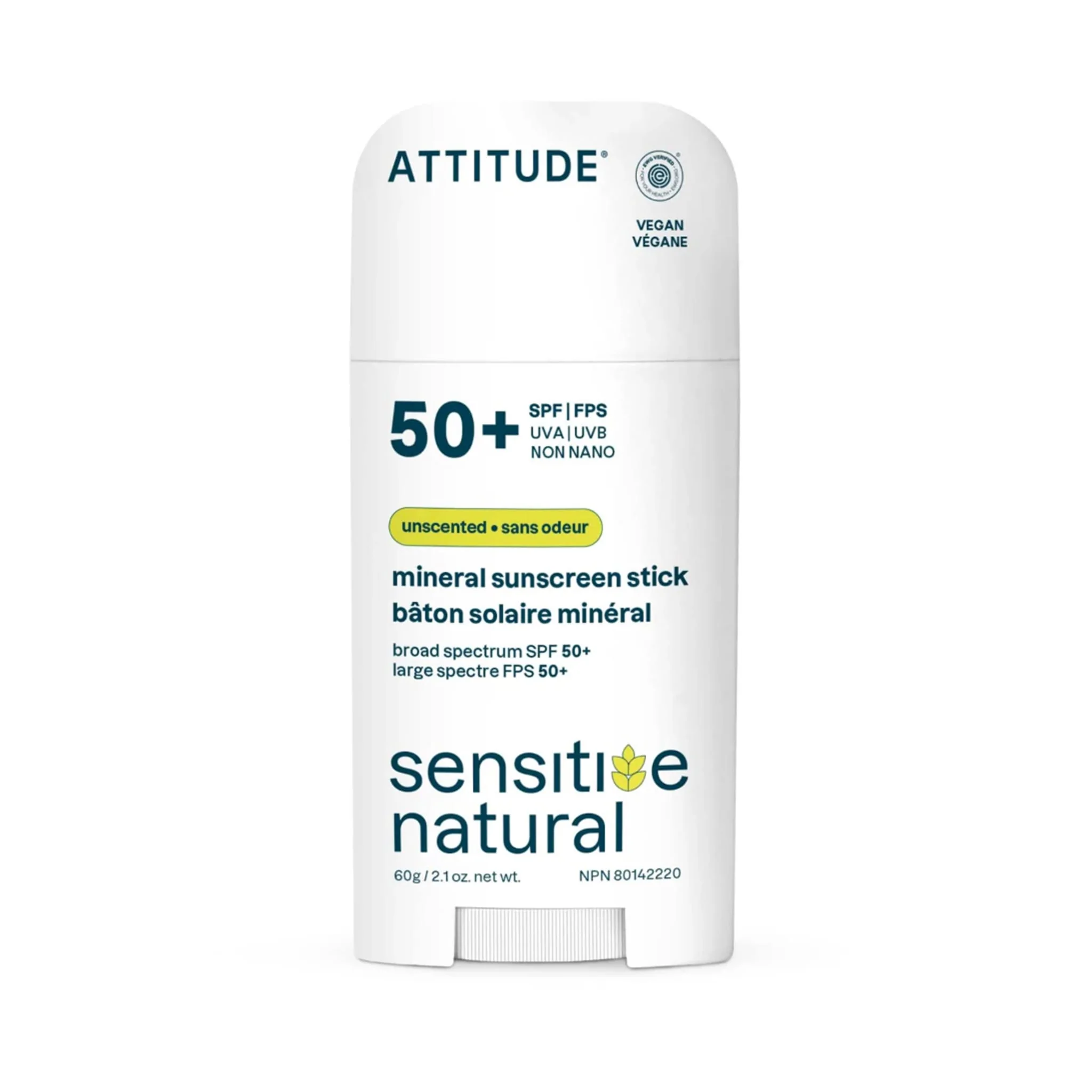 Bâton Solaire Visage et Corps - Peau Sensible FPS 50