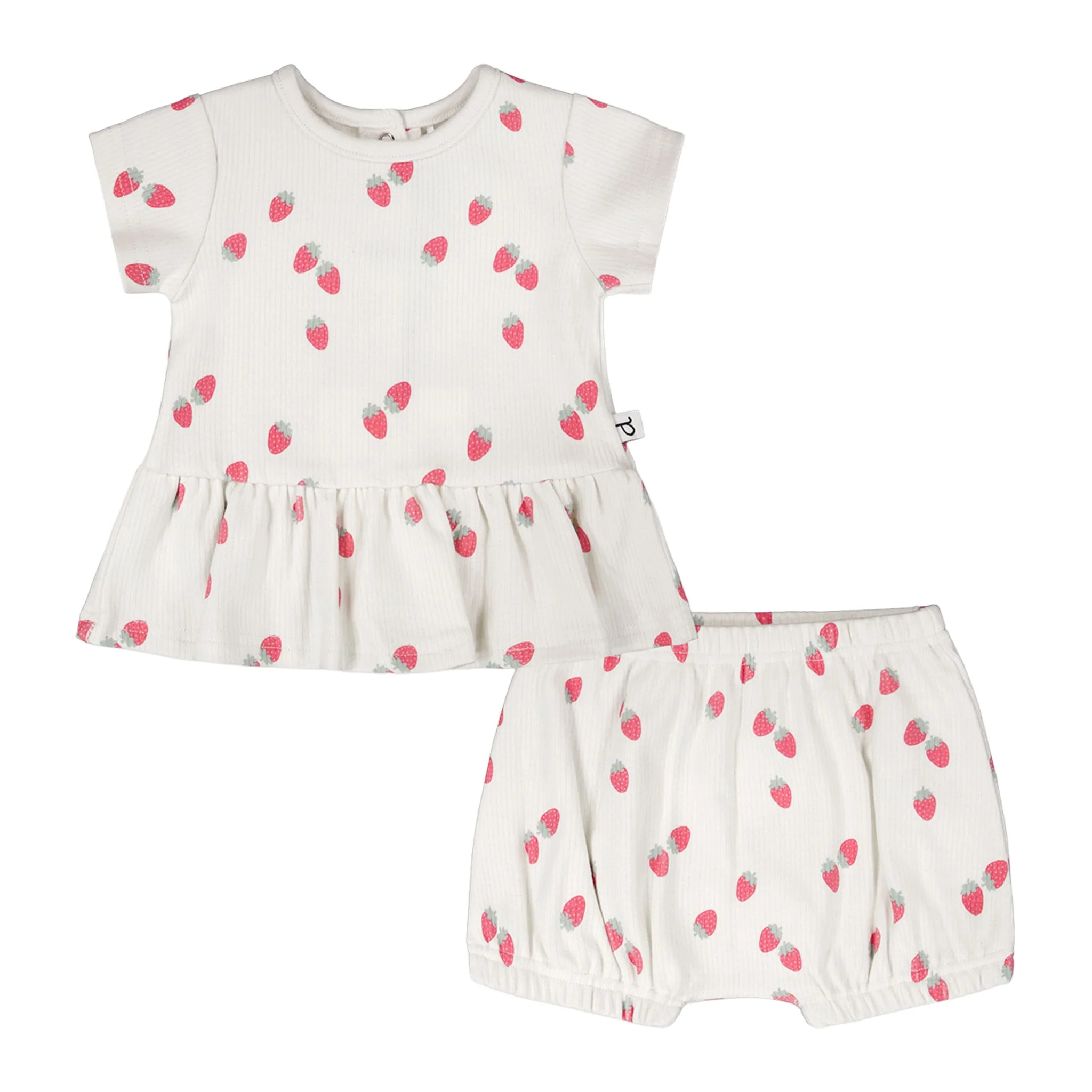 Ensemble Deux Piècess Calins Fraises 3-24mois