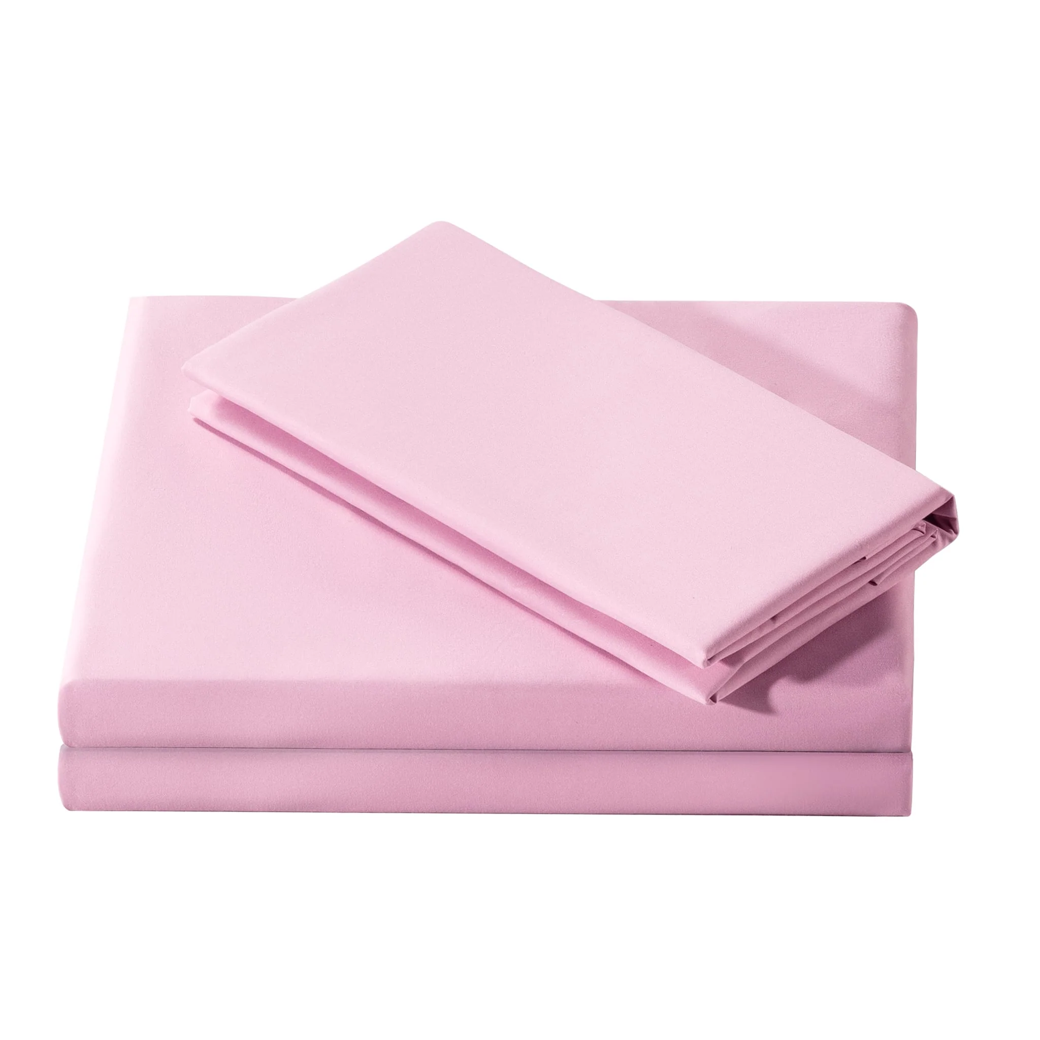 Ensemble Draps Lit Double - Rose