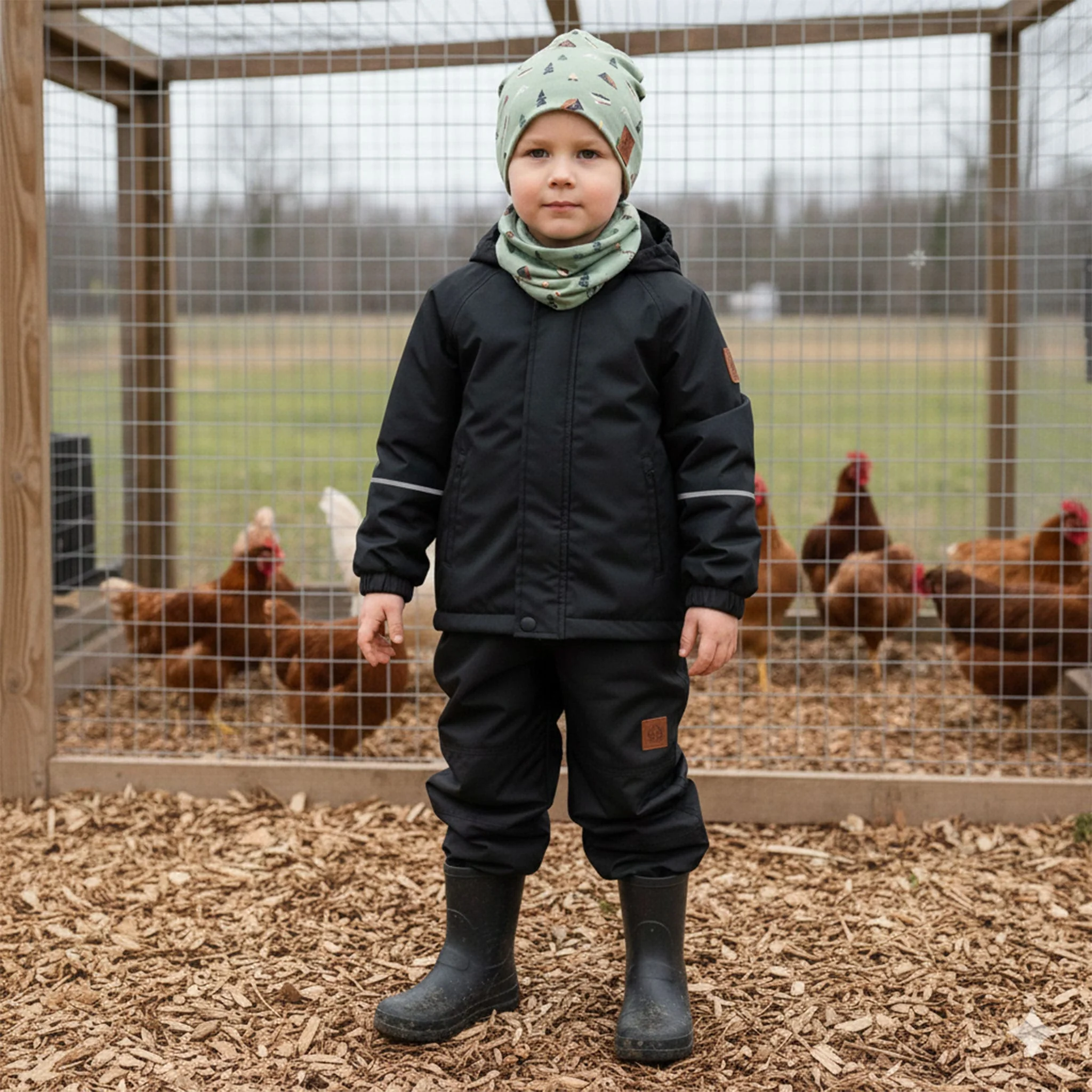 Ensemble Extérieur 3-en-1 Noir 2-6ans - Image 16