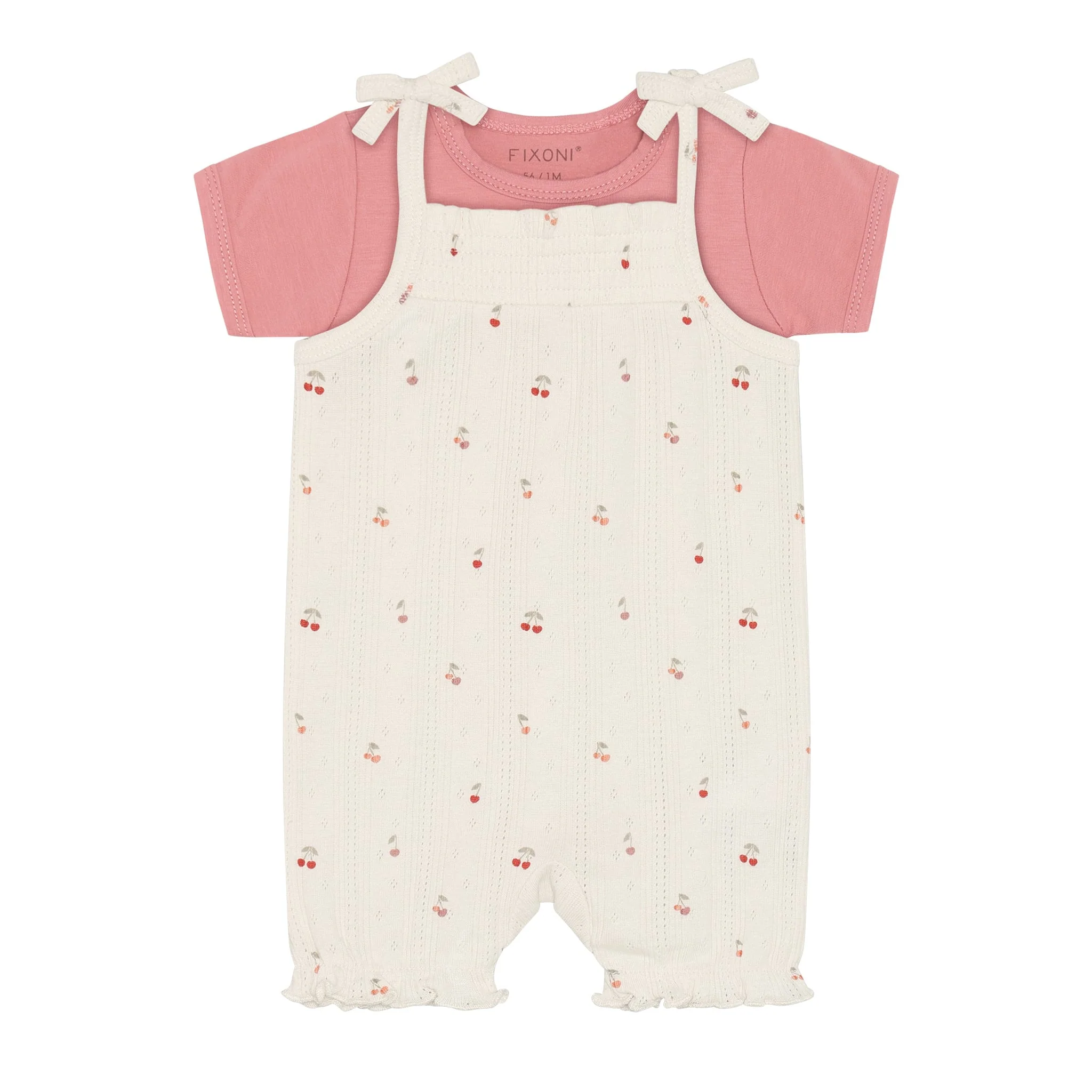 Ensemble Salopette Pointelle 6-24mois