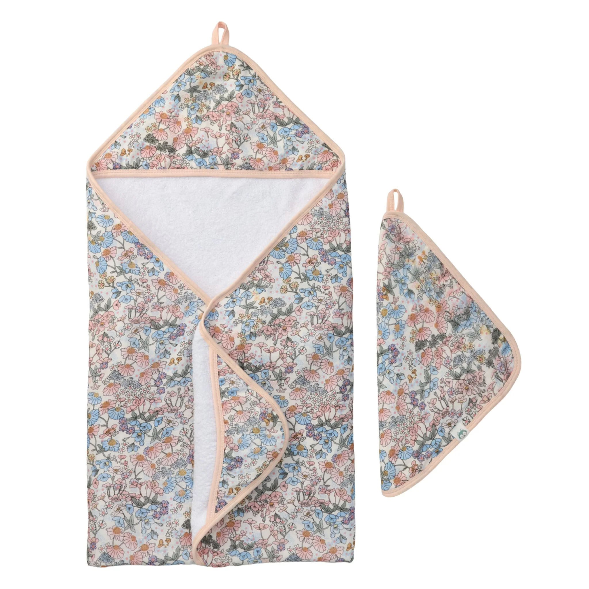 Ensemble Serviette à Capuchon - Jardin Anglais