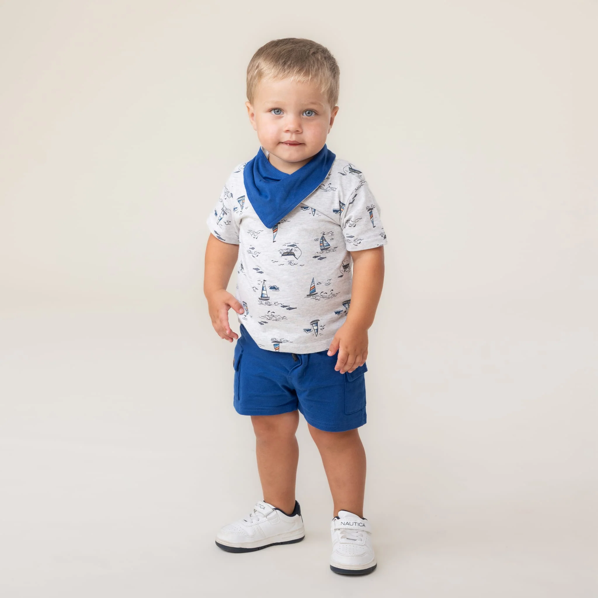 Ensemble Short Cargo Océan 6-24mois - Image 2