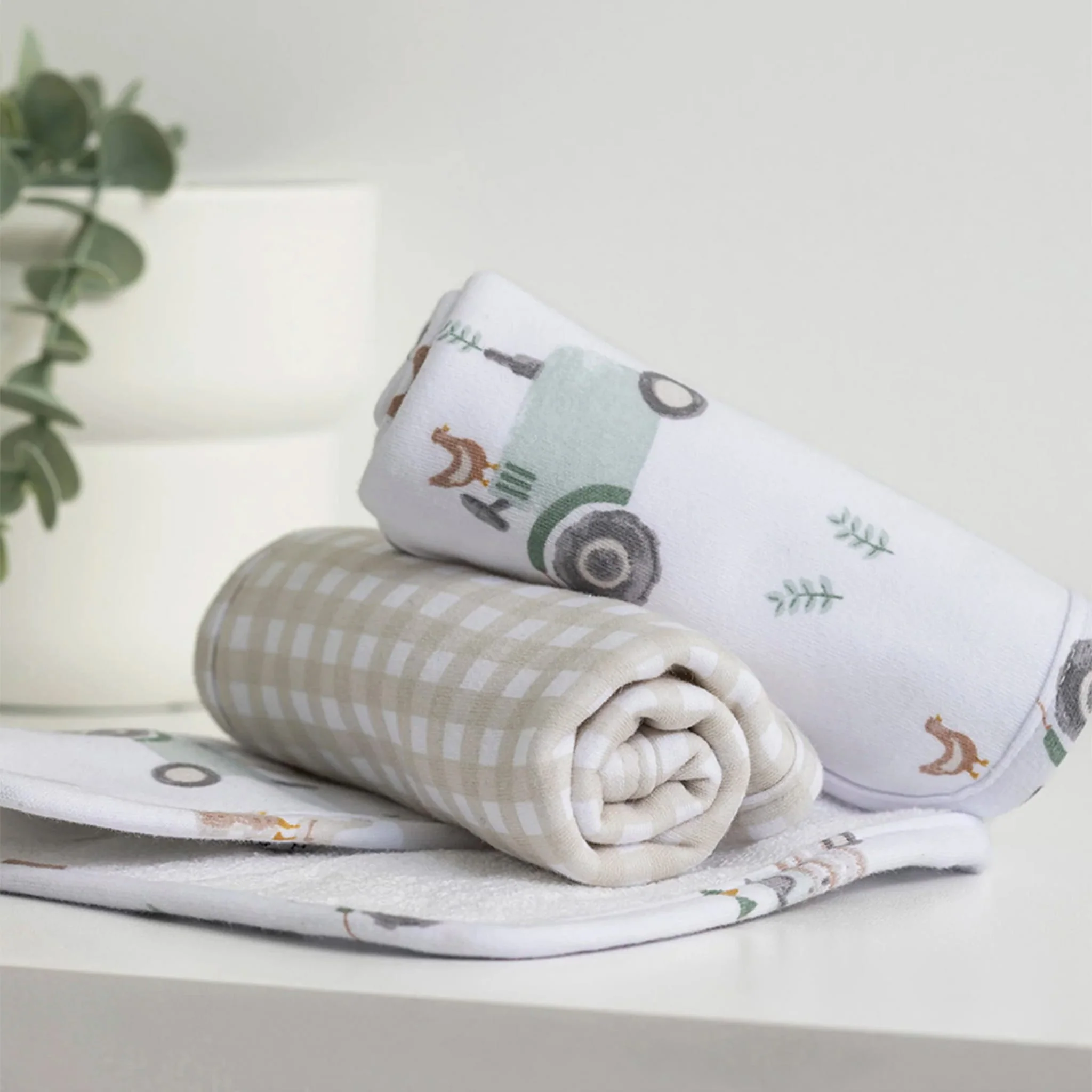 Ensemble pour le Bain 5 Pièces - Tracteurs - Image 3