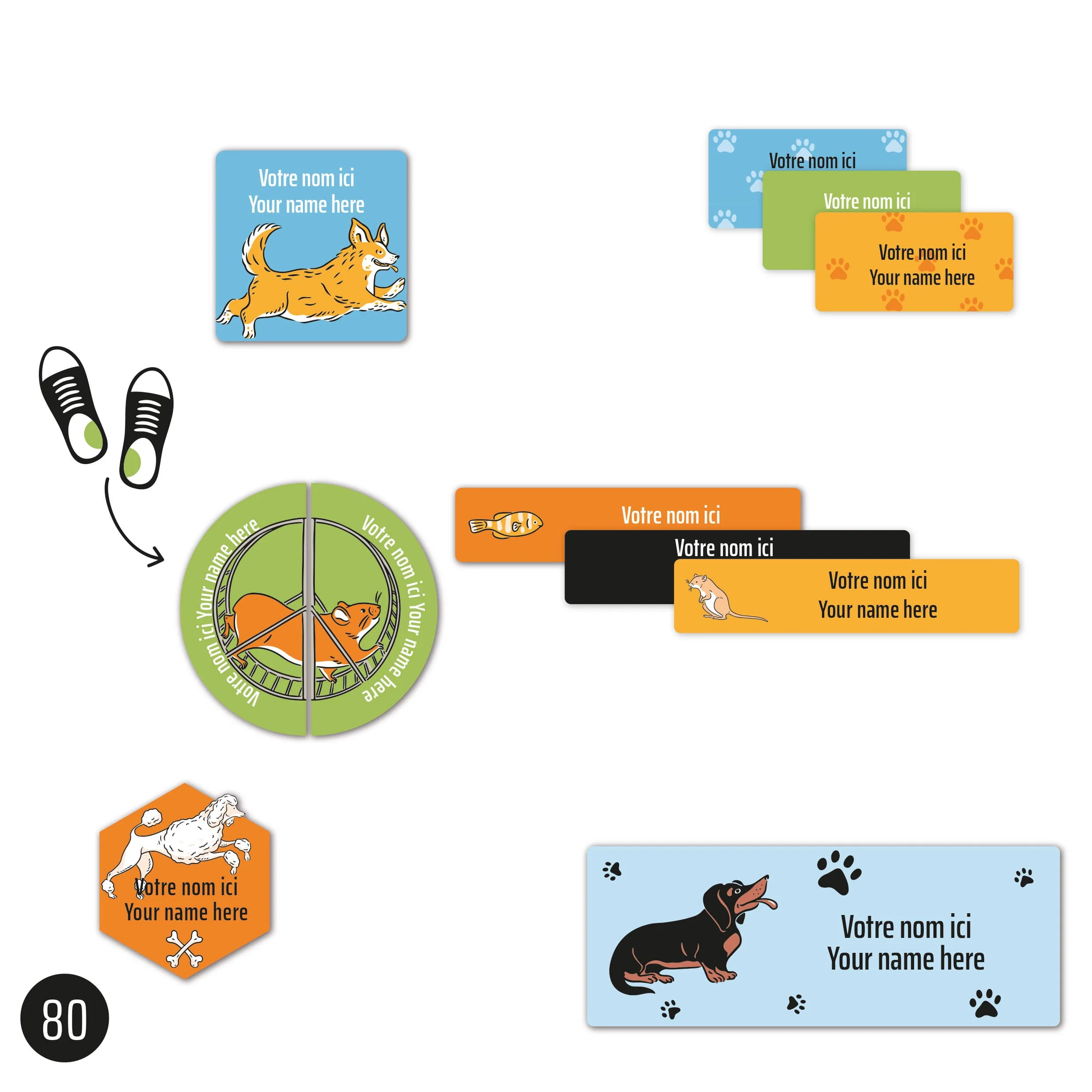 Étiquettes Classique - Animaux - Image 5